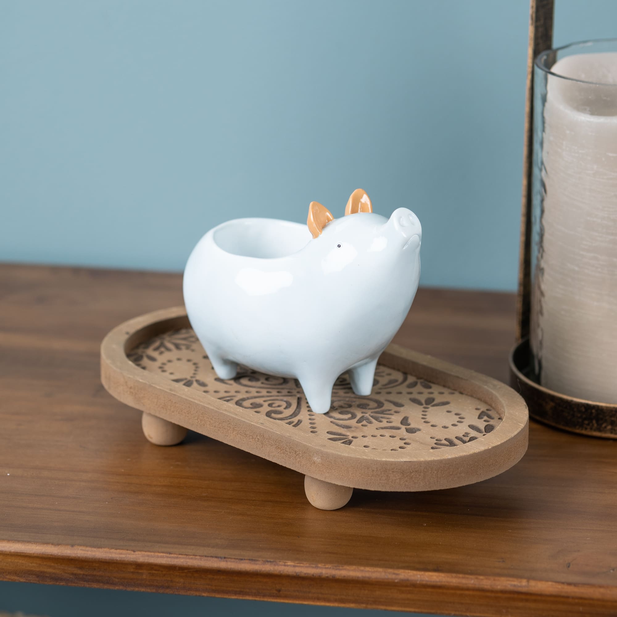 6&#x22; Chic Pig Planters, 4ct.