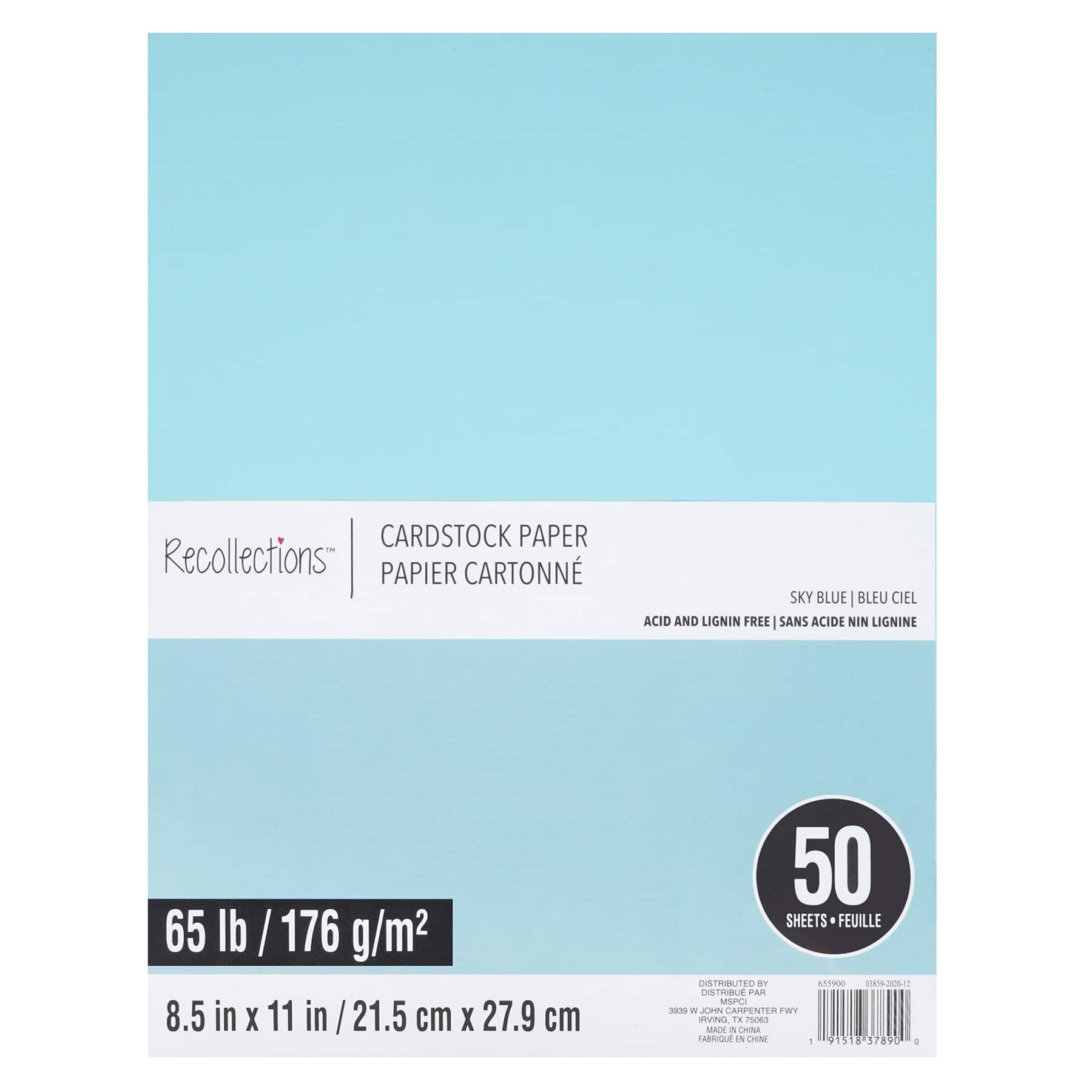 12 Packs: 50 ct. (600 total) 8.5" x 11" Cardstock Paper by Recollections™