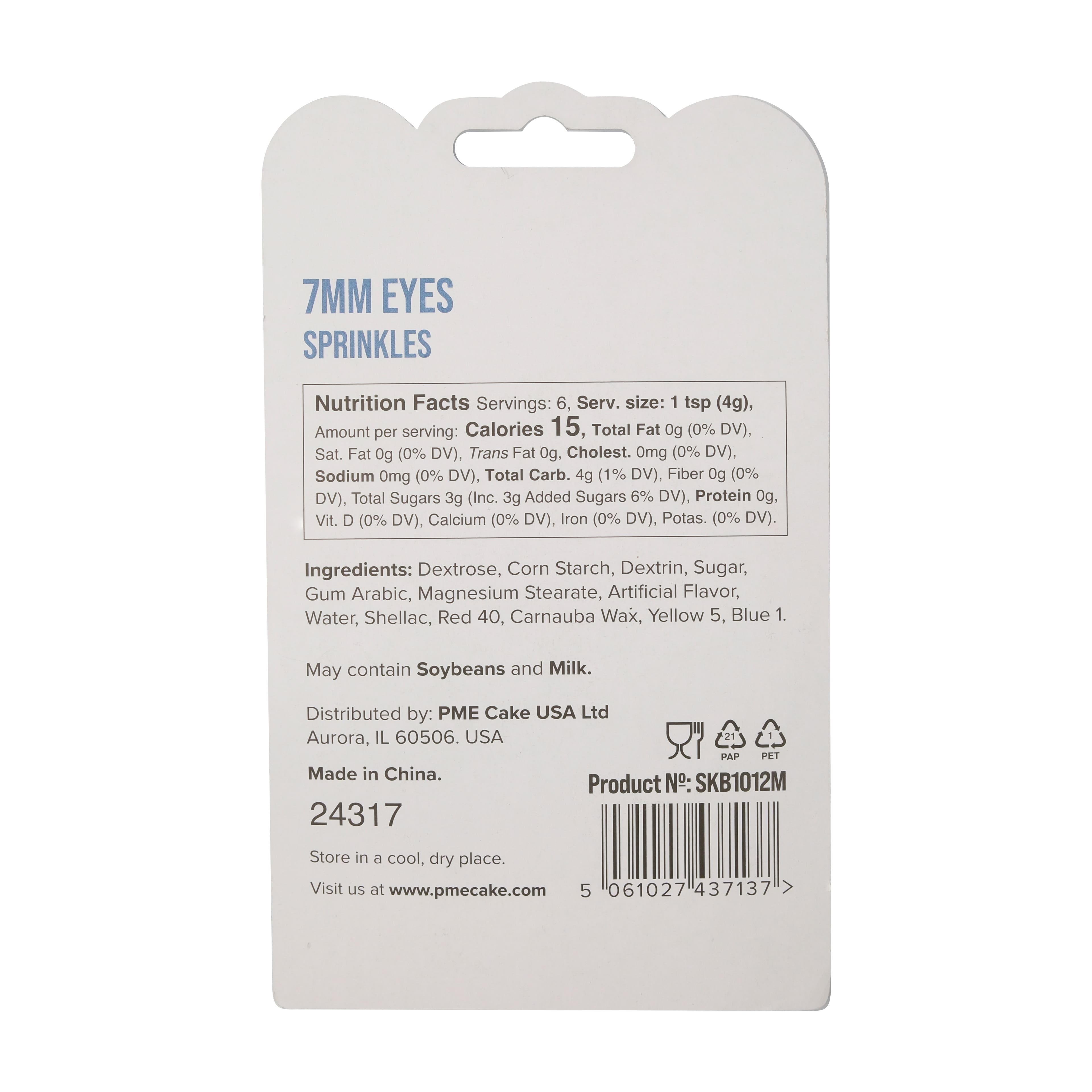 PME Cake Sweet Street&#xAE; Eyeball Sprinkles