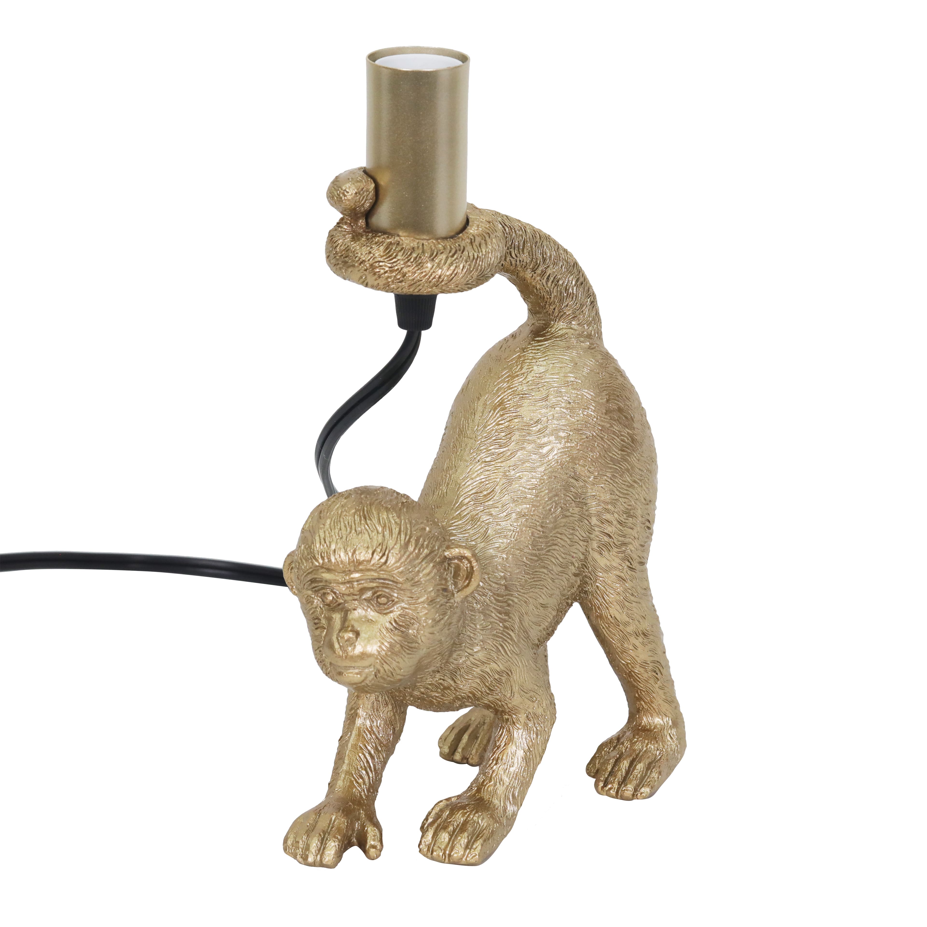 9.5" Gold Monkey Tabletop Lamp by Ashland®