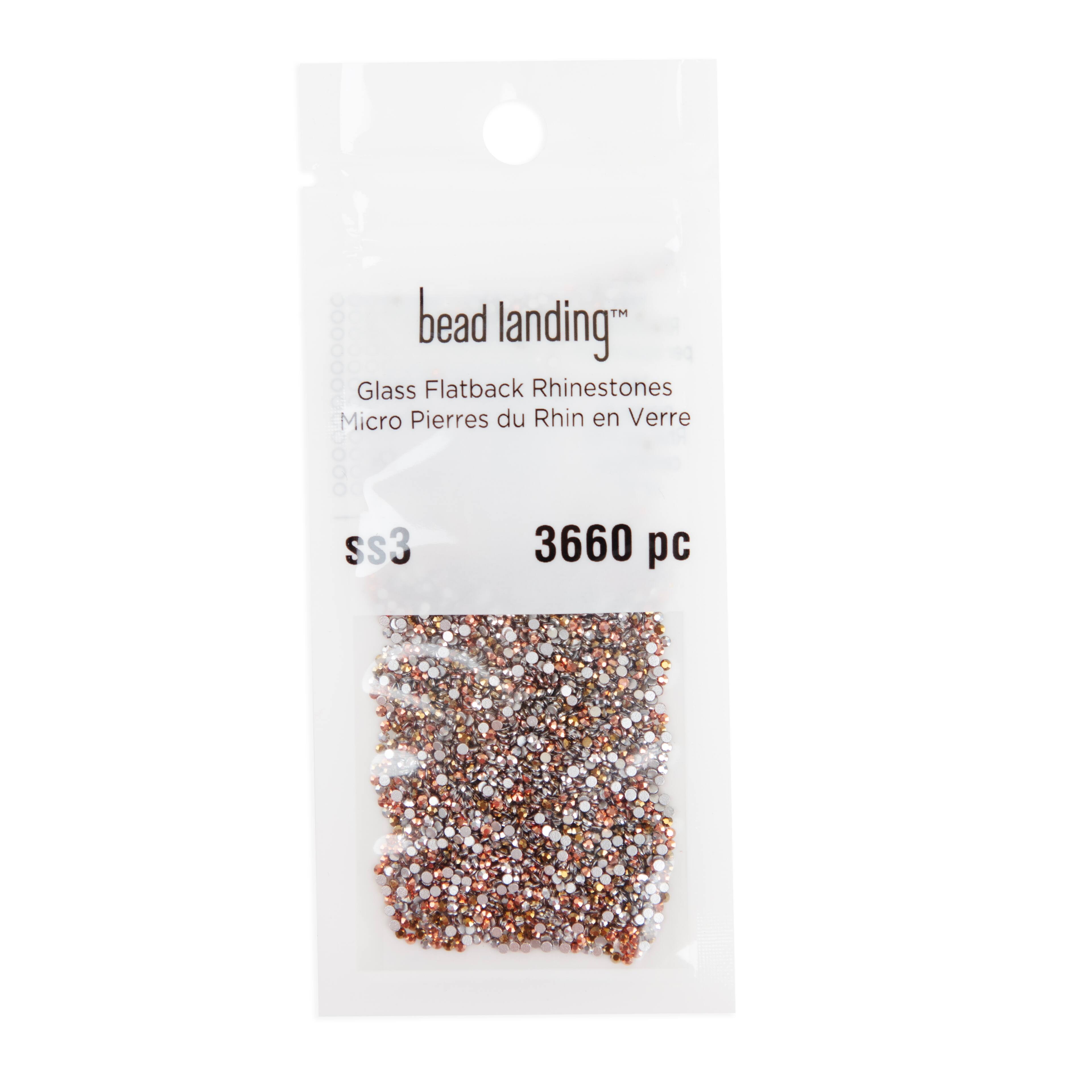 12 Pack: SS3 Glass Flatback Rhinestones by Bead Landing™