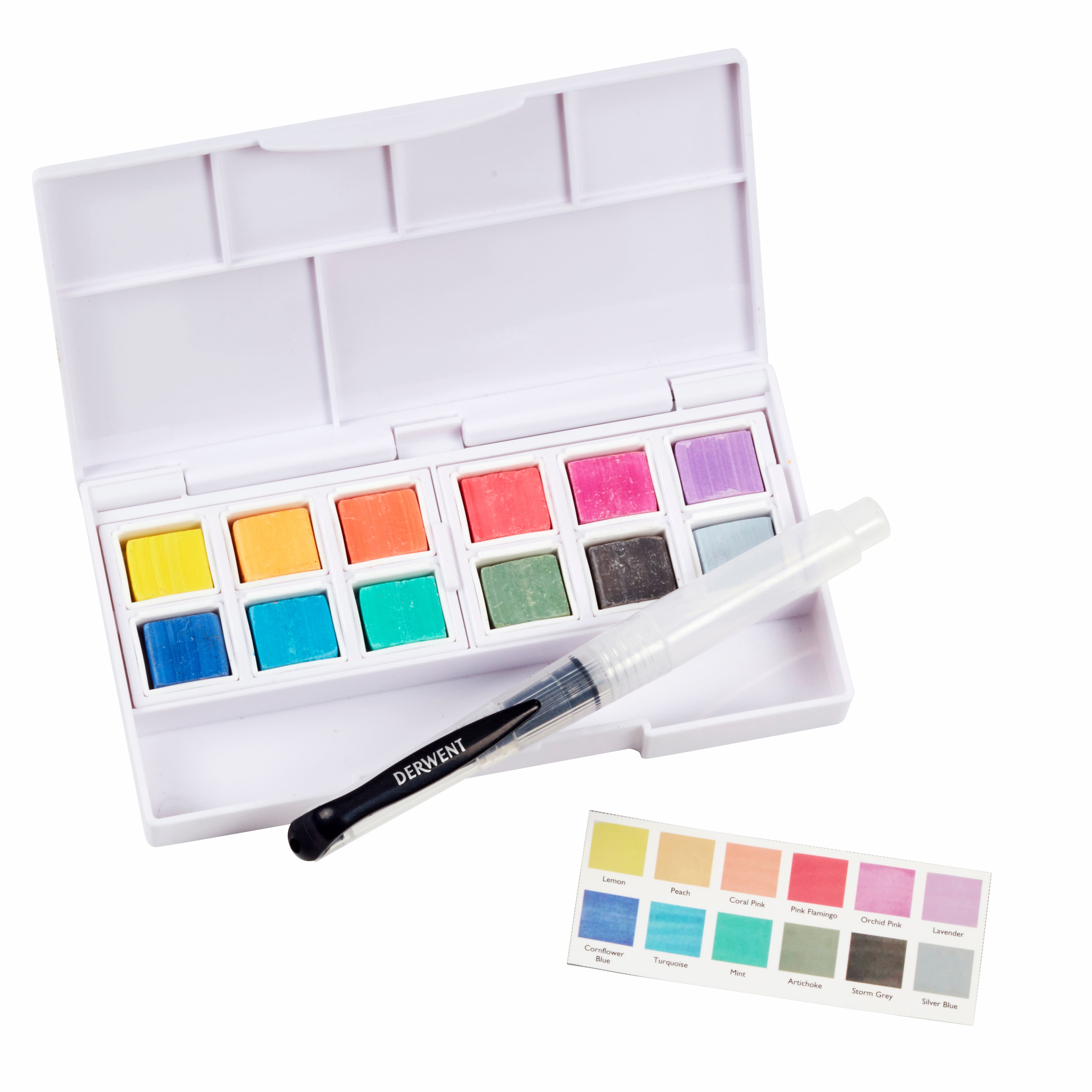 Derwent Pastel Shades Watercolour Paint Pan Set