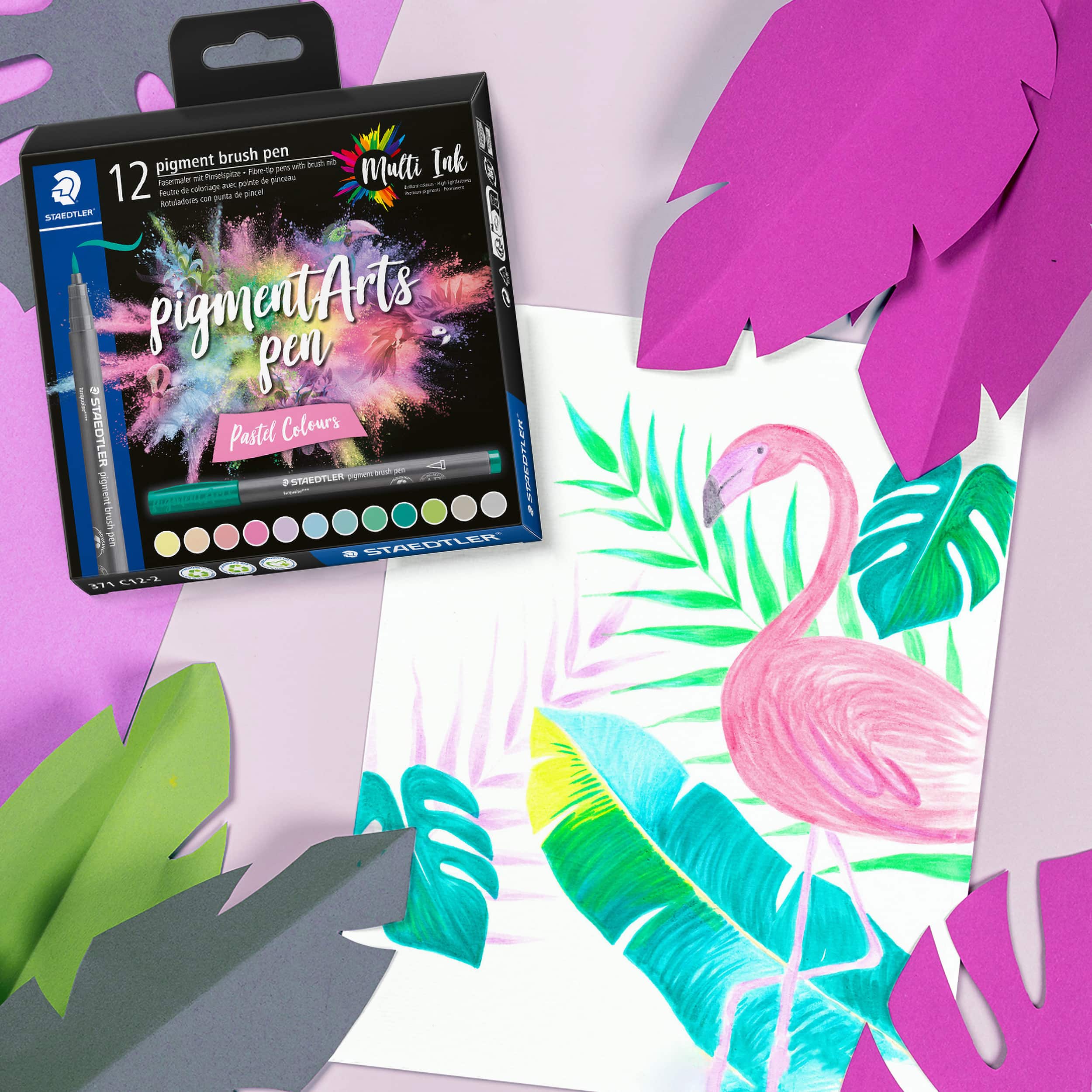 STAEDTLER® Pigments Arts Pastel Brush Pen Set