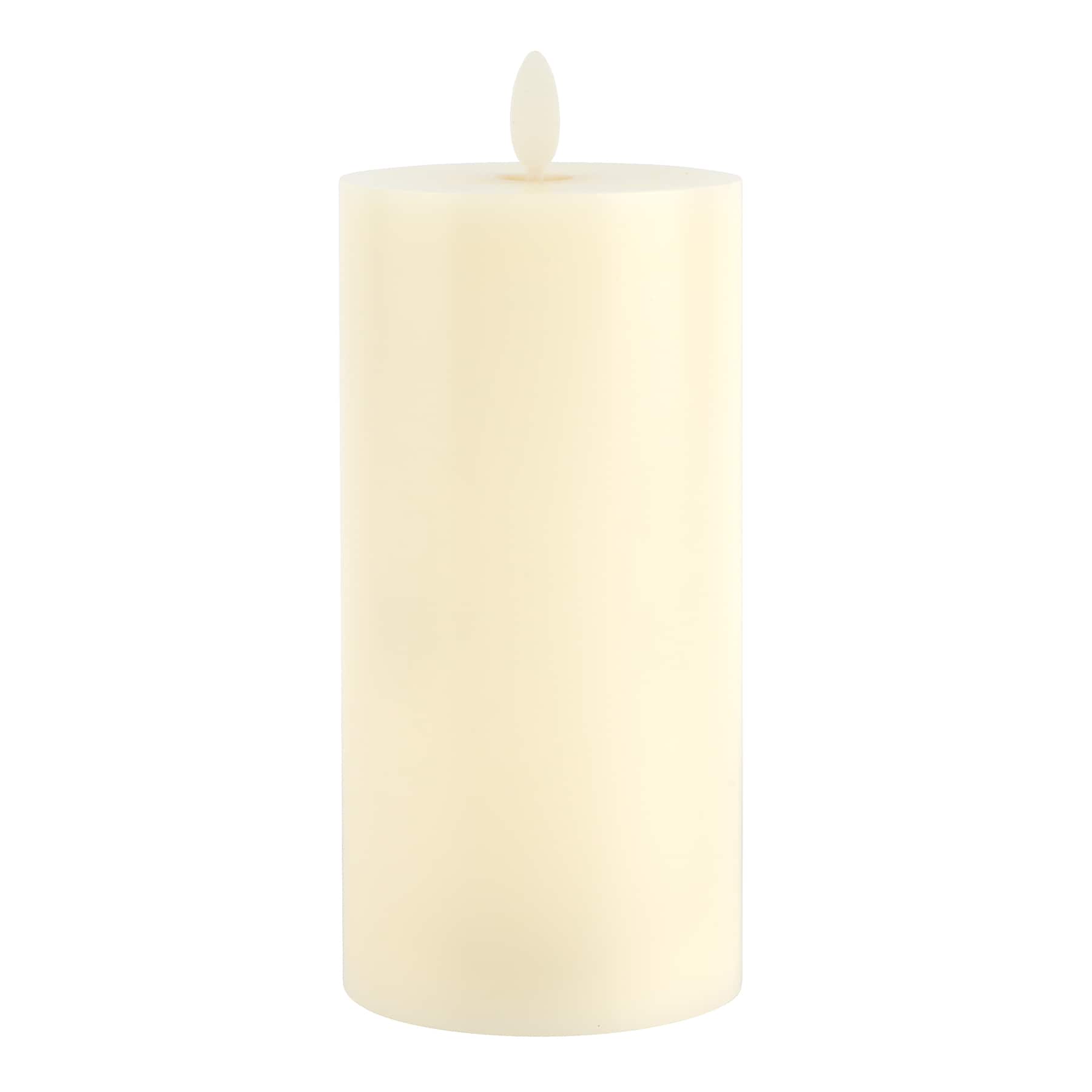 3&#x22; x 6&#x22; Moving Flame LED Wax Pillar Candle by Ashland&#xAE;