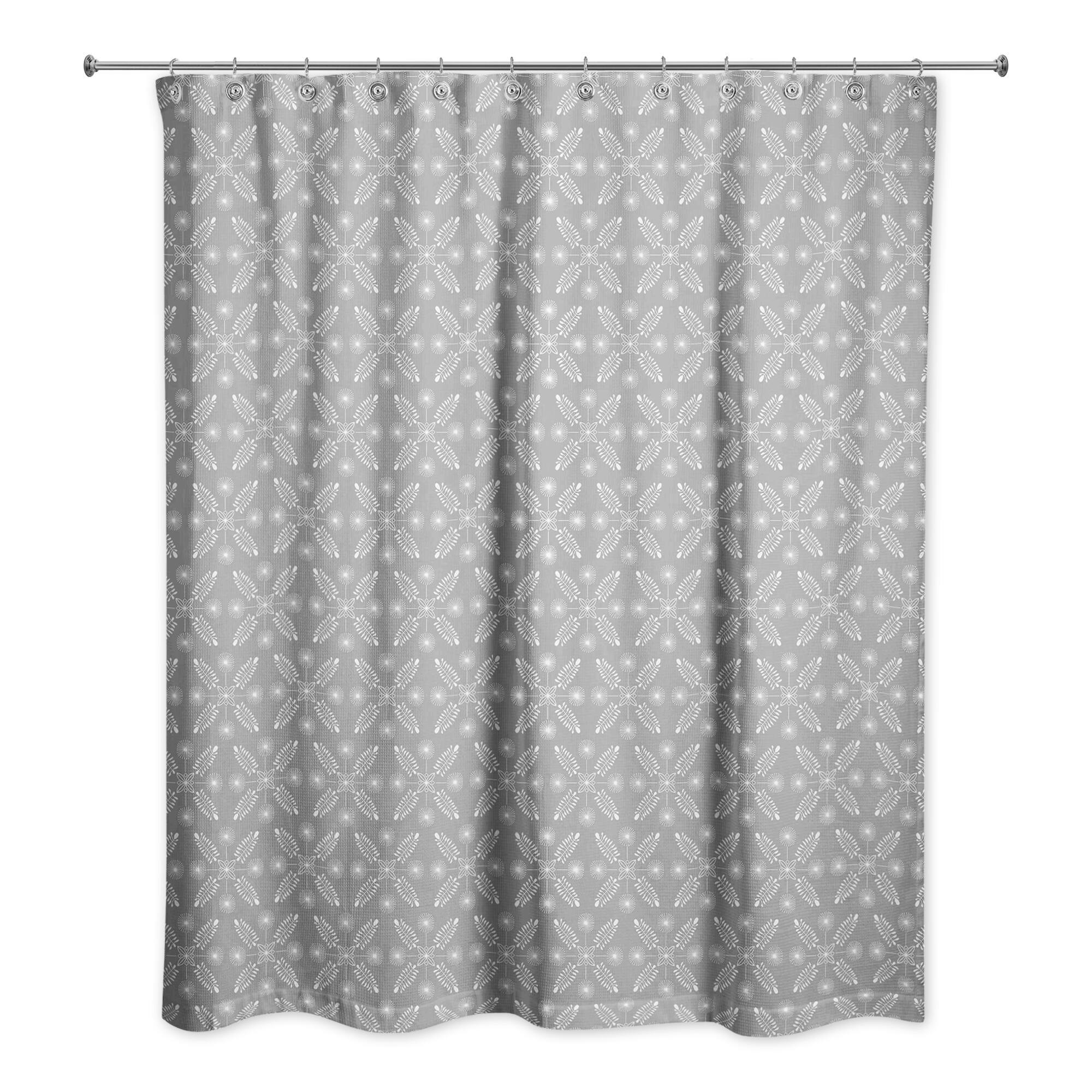 Starry Leaves Shower Curtain