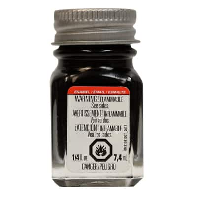 Testors Gloss Enamel Paint Size 1 4 Fl Oz Color Black Michaels