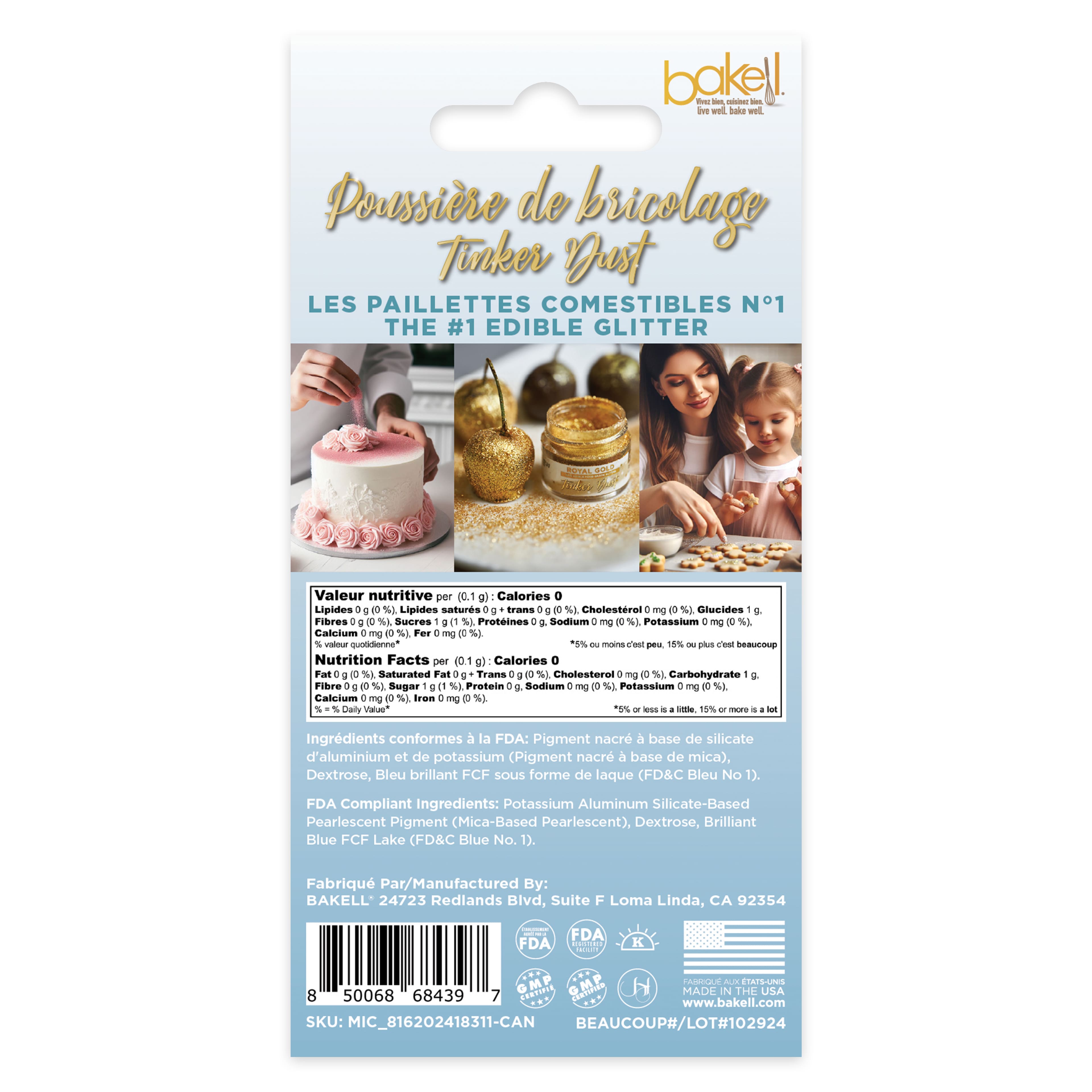 Bakell® Tinker Dust Edible Glitter