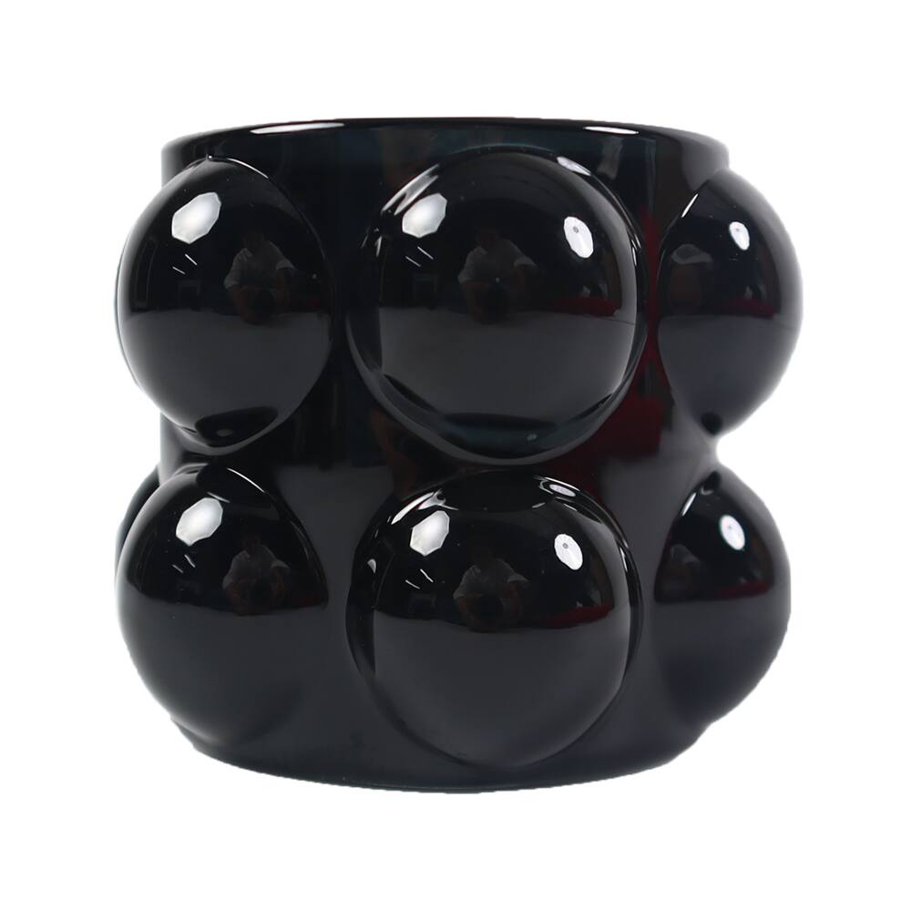 Black Bubble Glass Tabletop D&#xE9;cor by Ashland&#xAE;