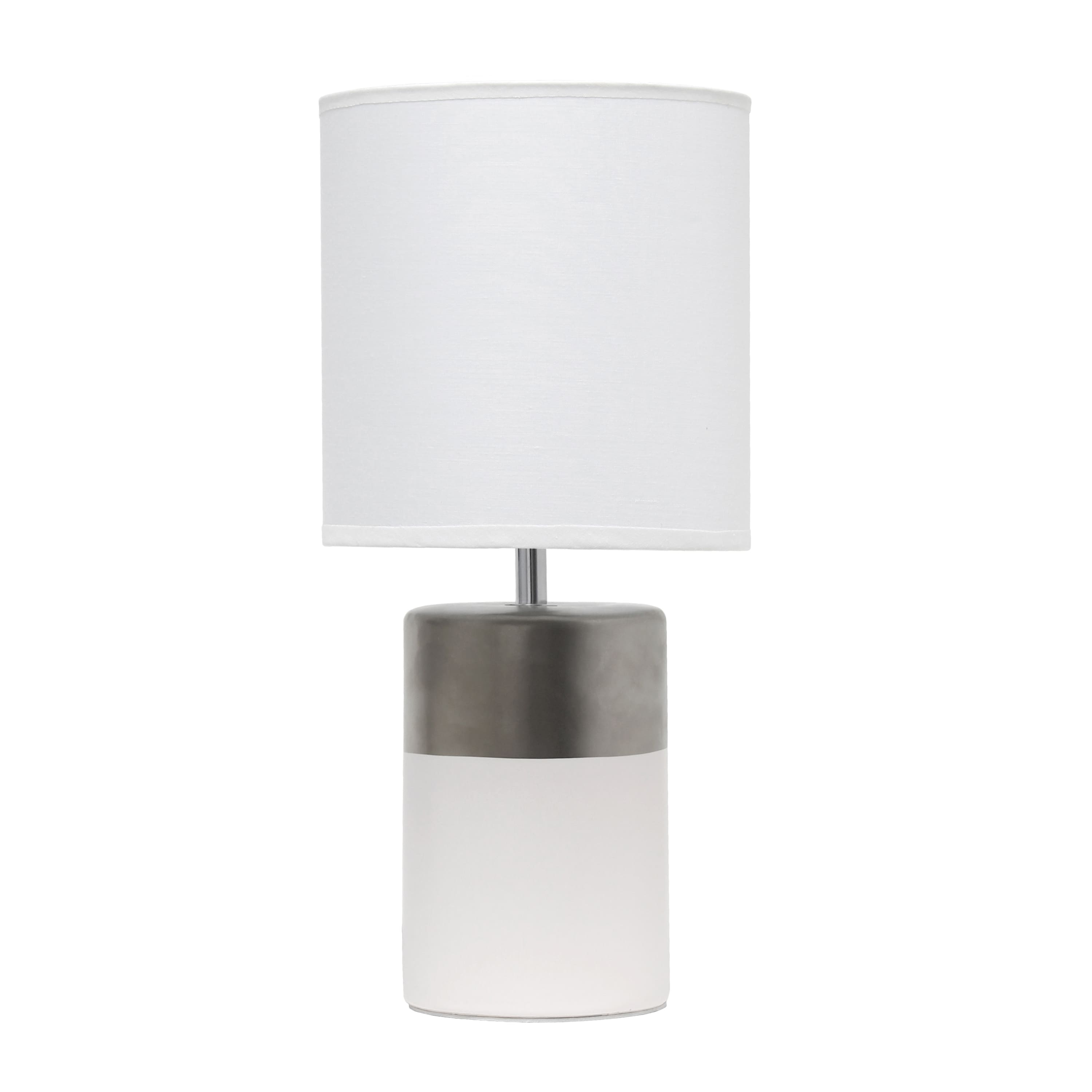 Simple Designs Two Toned Basics Table Lamp