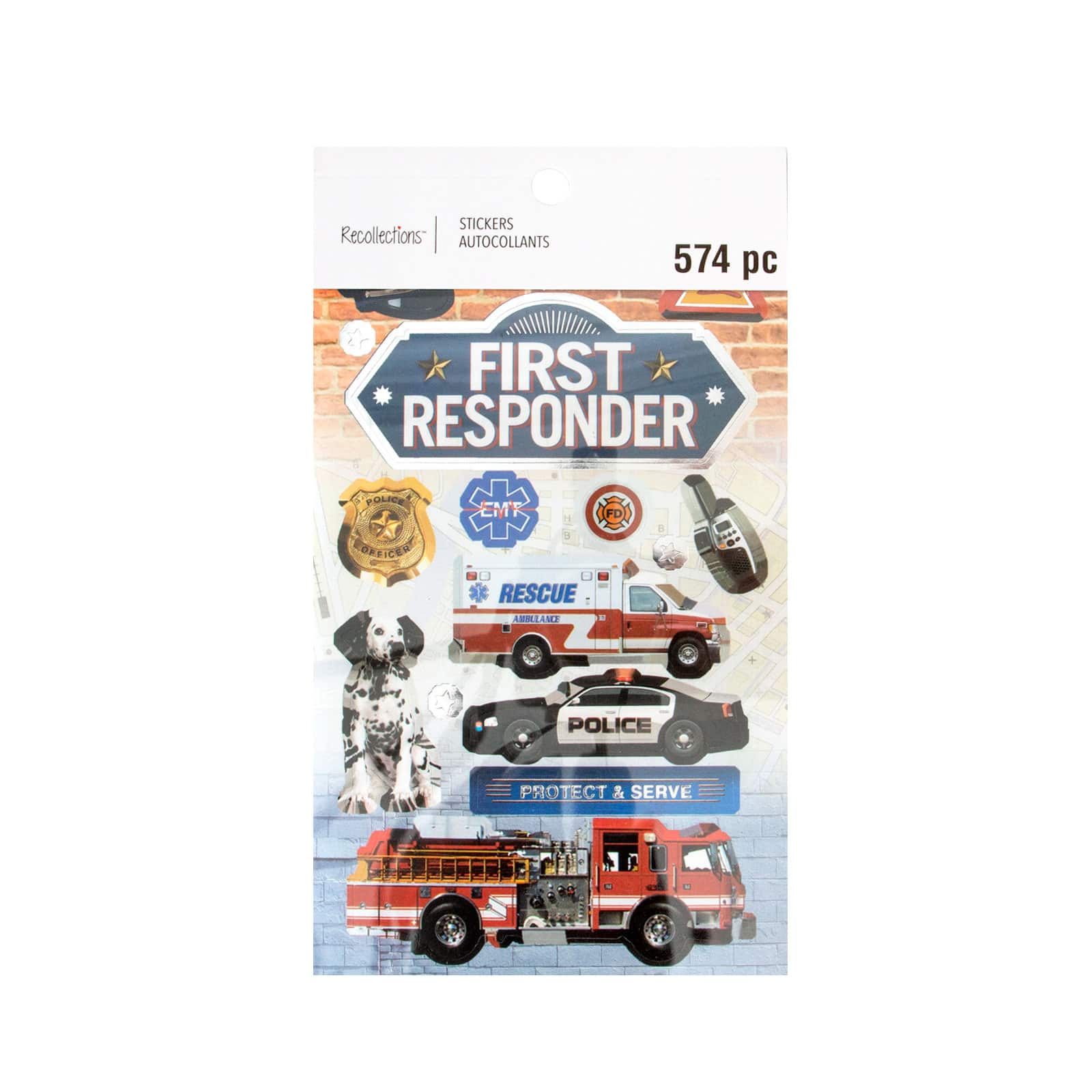 12 Pack: First Responder Stickers by Recollections™
