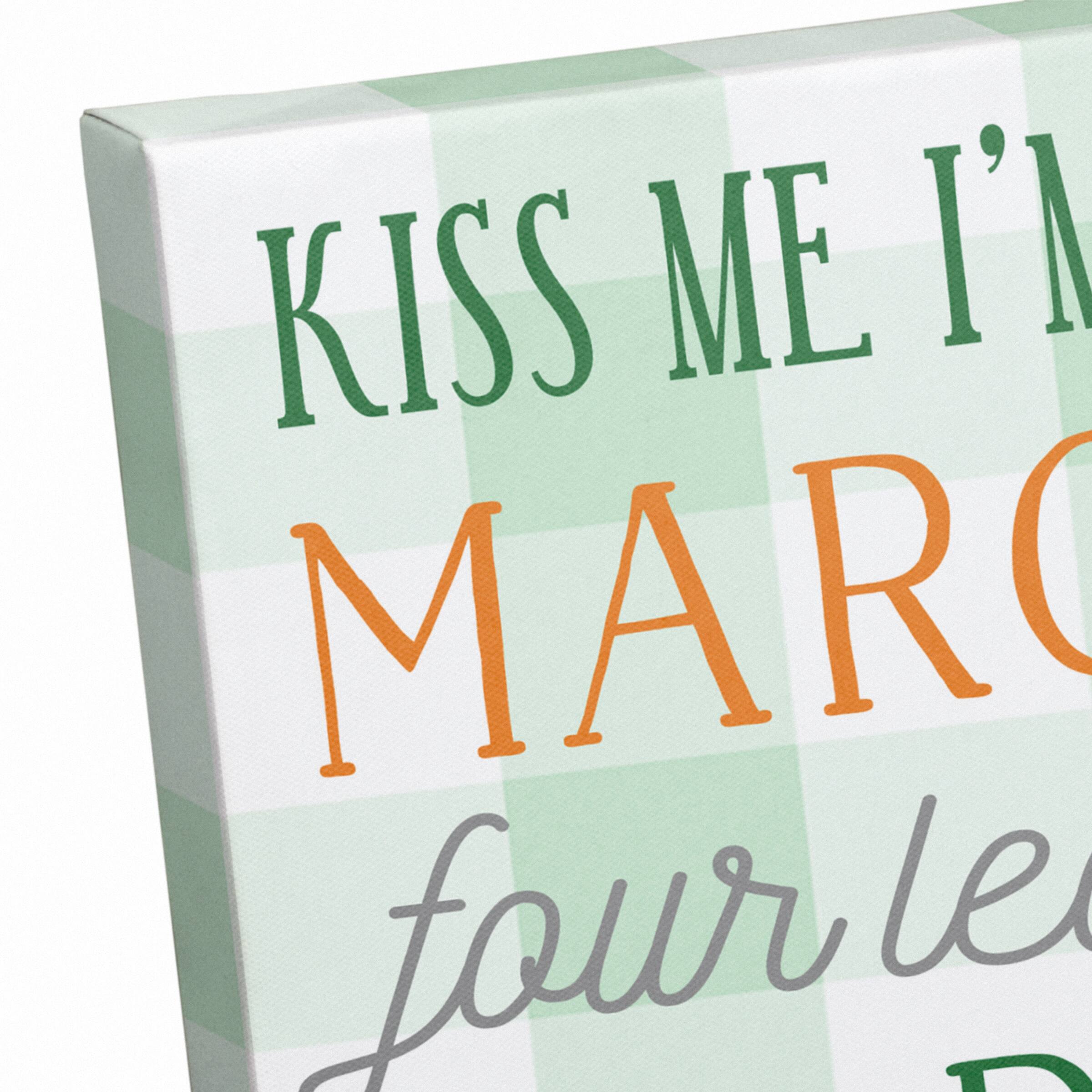 St Pat Day Words Canvas 16" x 20" Canvas Wall Art