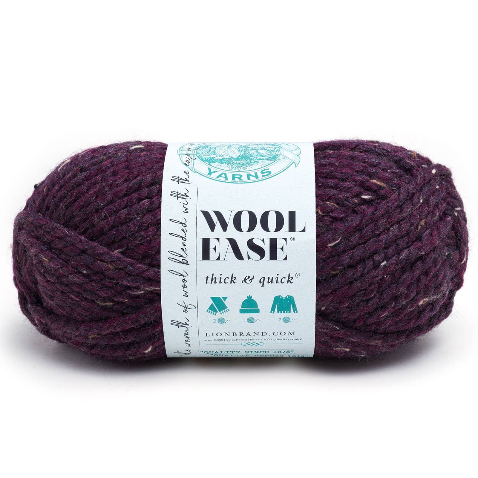 15 Pack: Lion Brand® Wool-Ease® Thick & Quick® Yarn, Solids