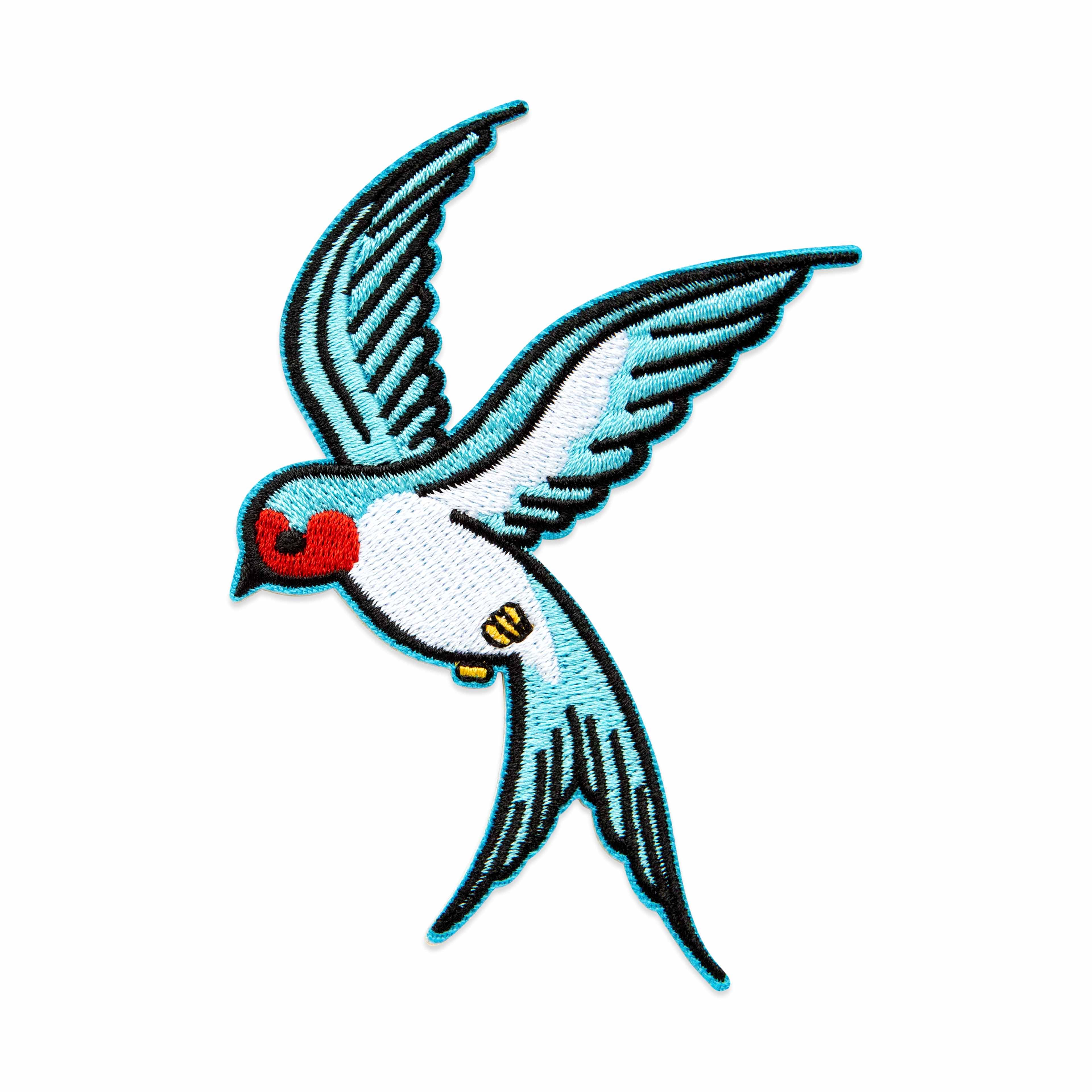 Summer Swallow Iron On &#x26; Adhesive Patch by Make Market&#xAE;