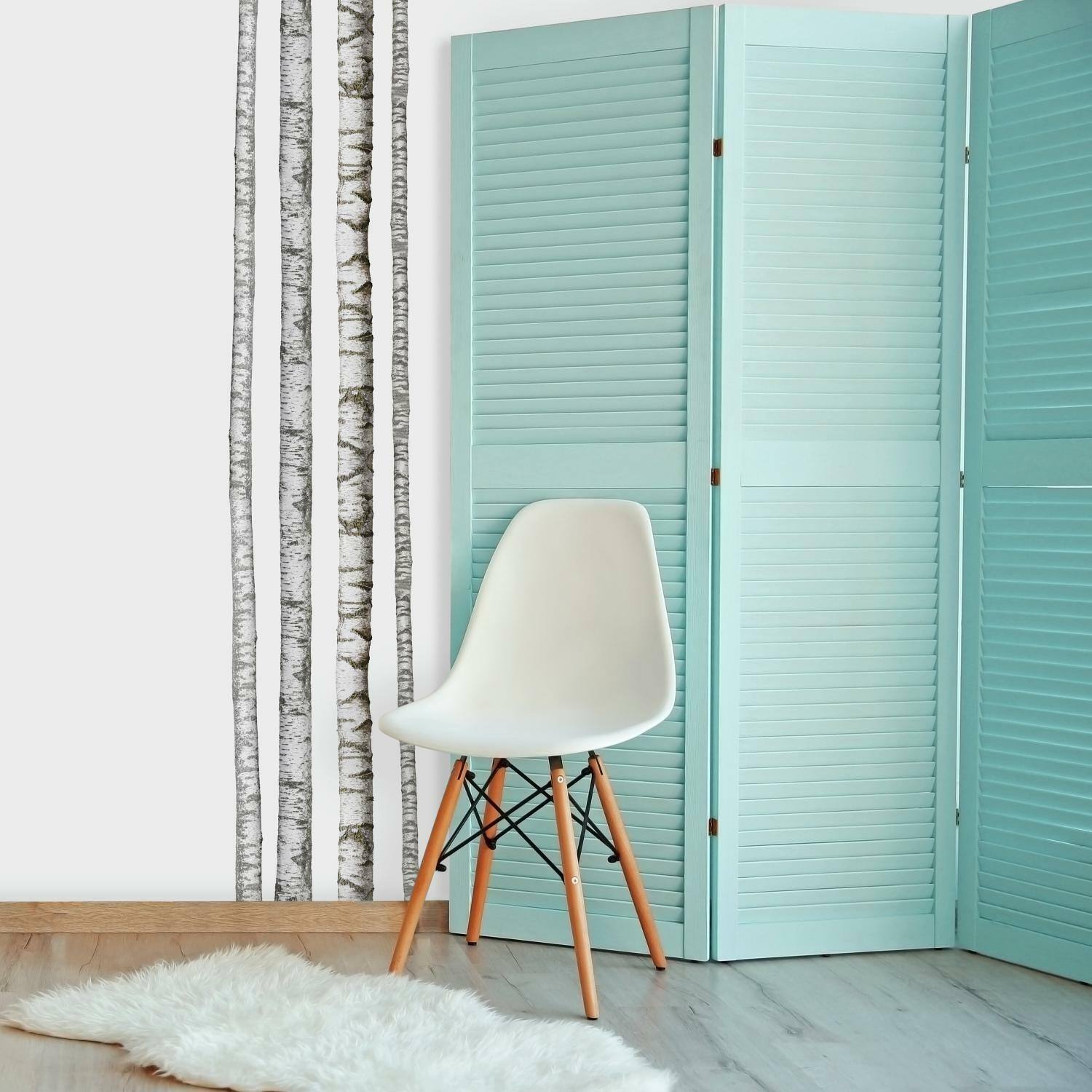 RoomMates Realistic Birch Trees Peel & Stick Giant Decals