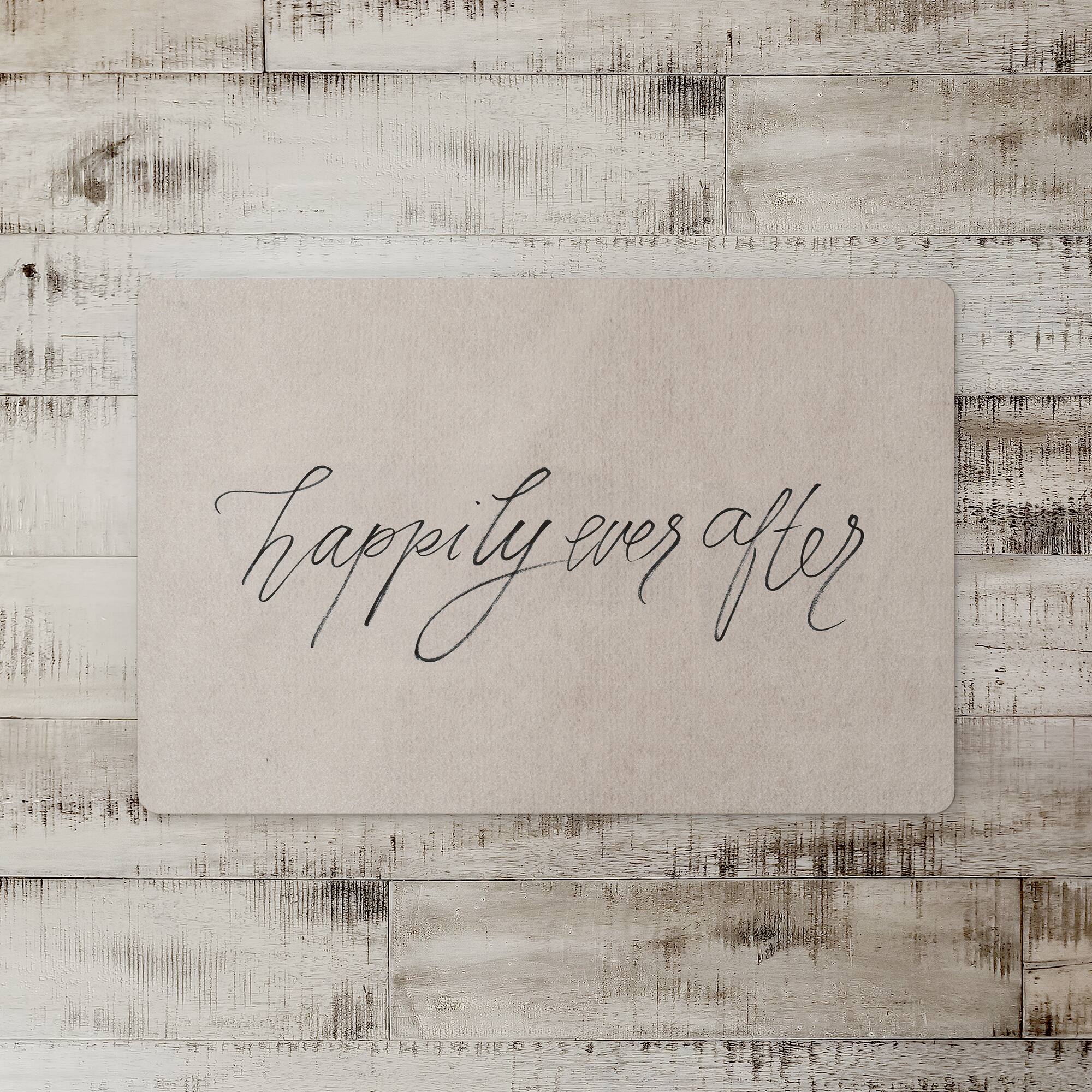 18" x 27" Happily Ever After Floor Mat