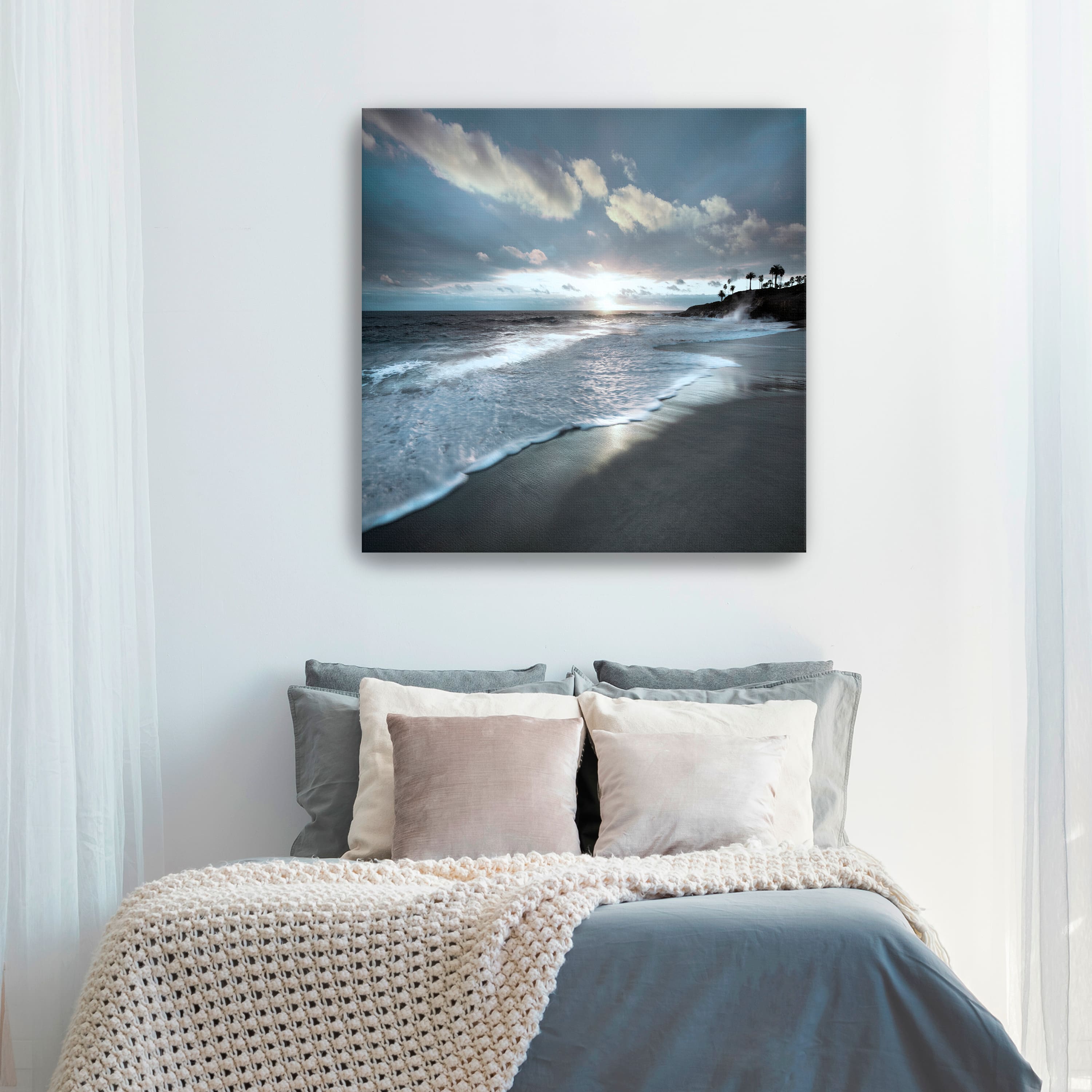 Sunset Beach Revisited Canvas Giclee