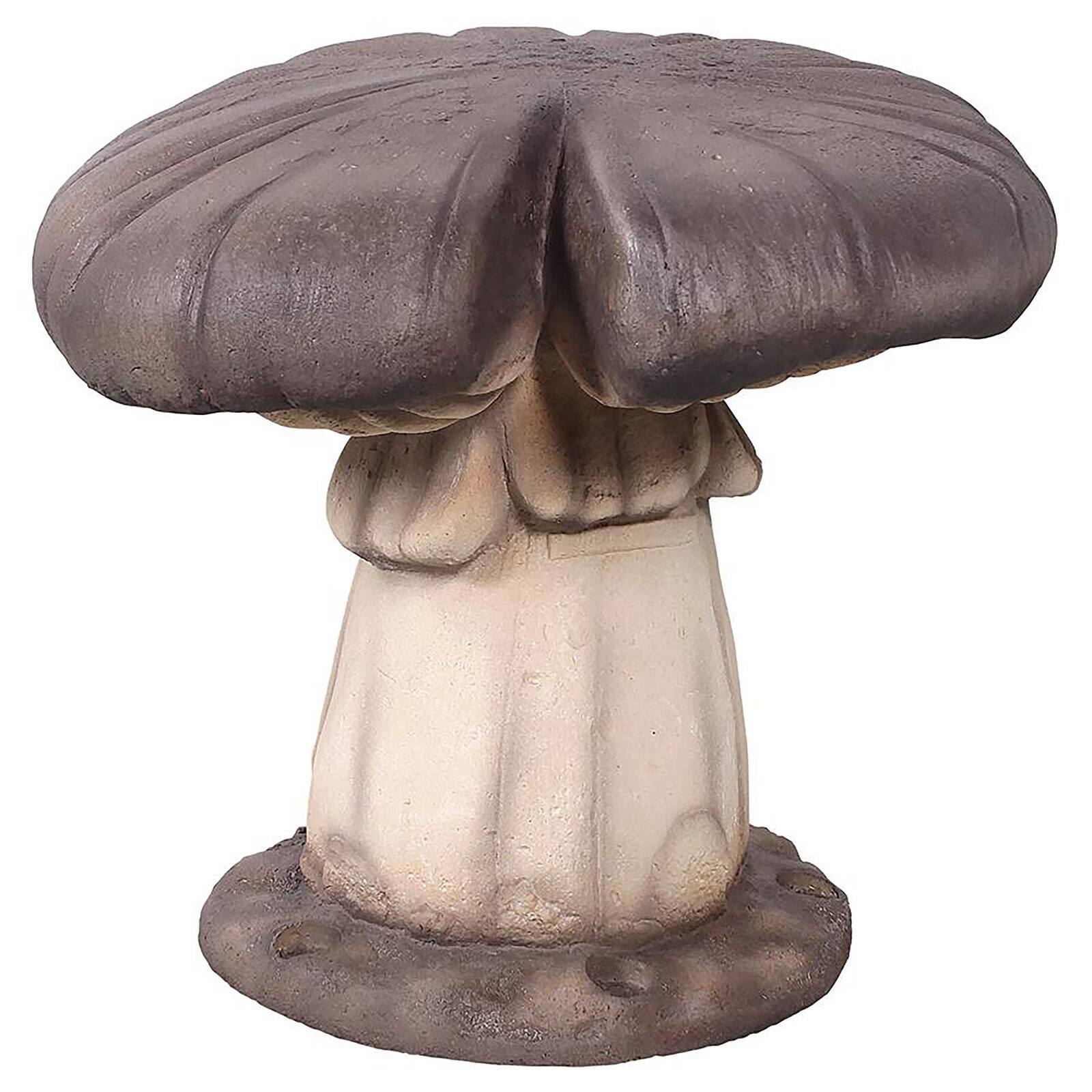 Design Toscado 17&#x22; Massive Mystic Mushroom Stool Garden Statue