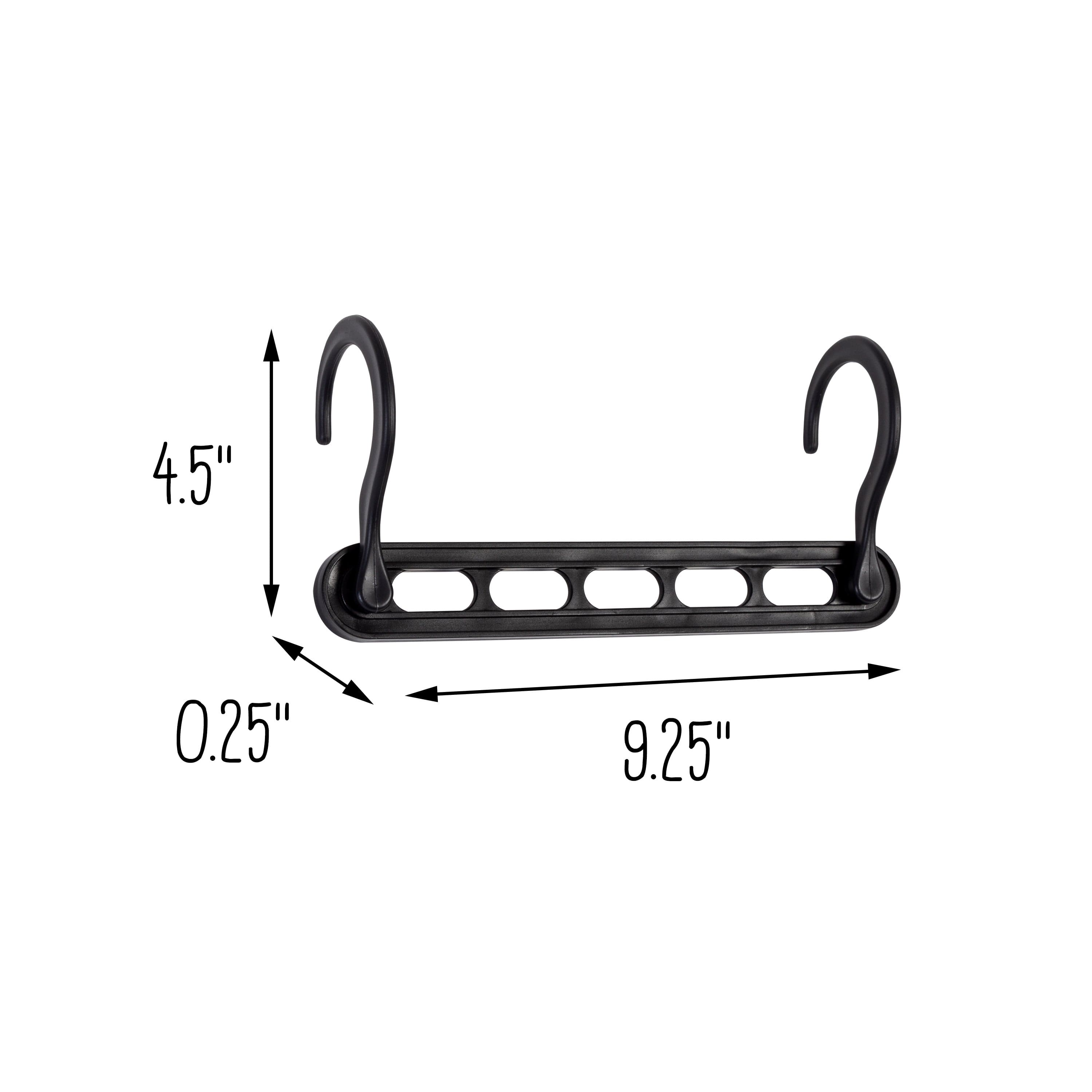 Honey Can Do Premium Velvet Black Hangers Set