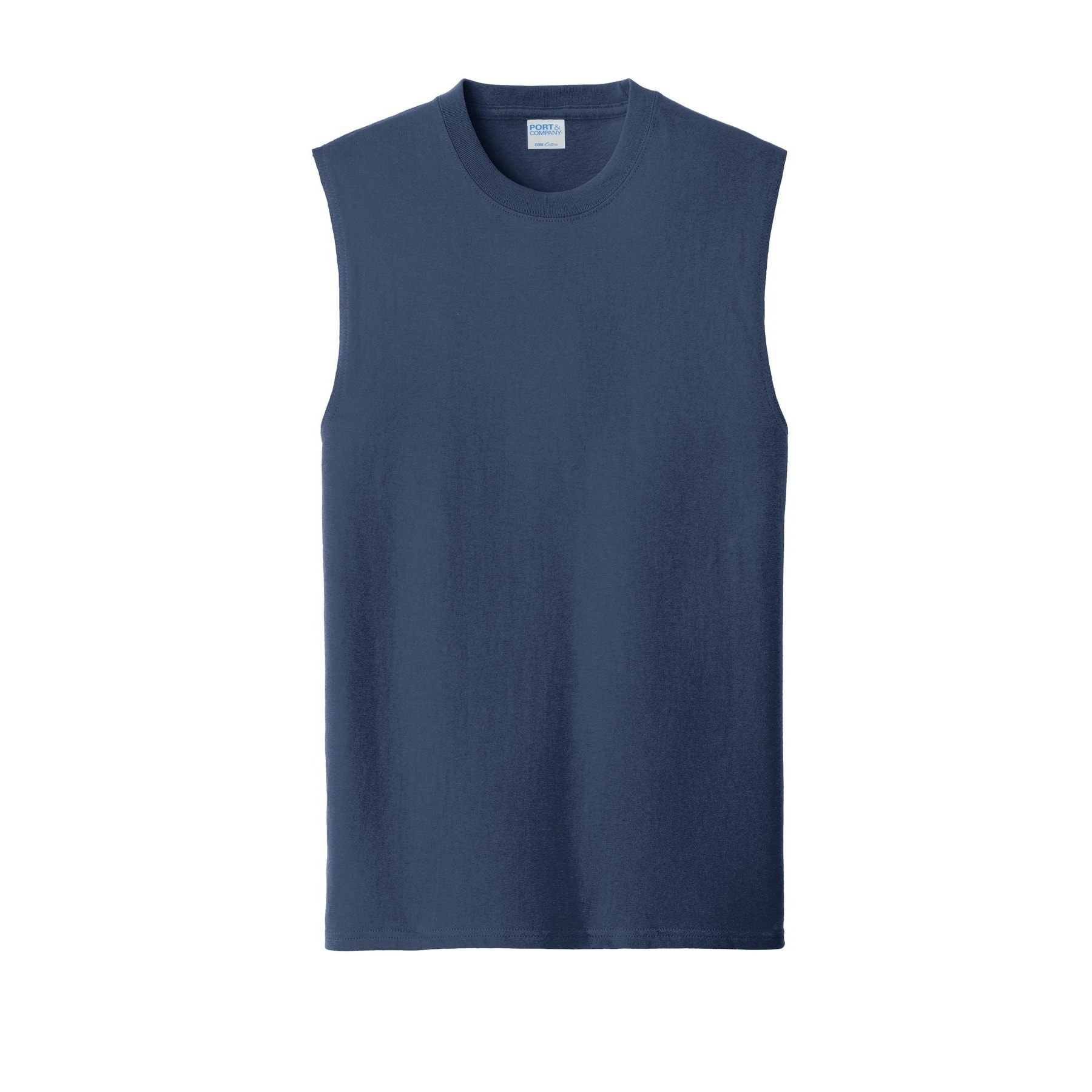 Port & Company® Men's Core Cotton Sleeveless T-Shirt