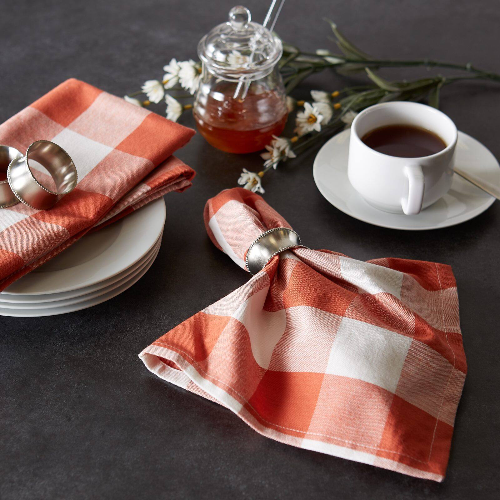 DII® Buffalo Check Oversized Napkin, 6ct.