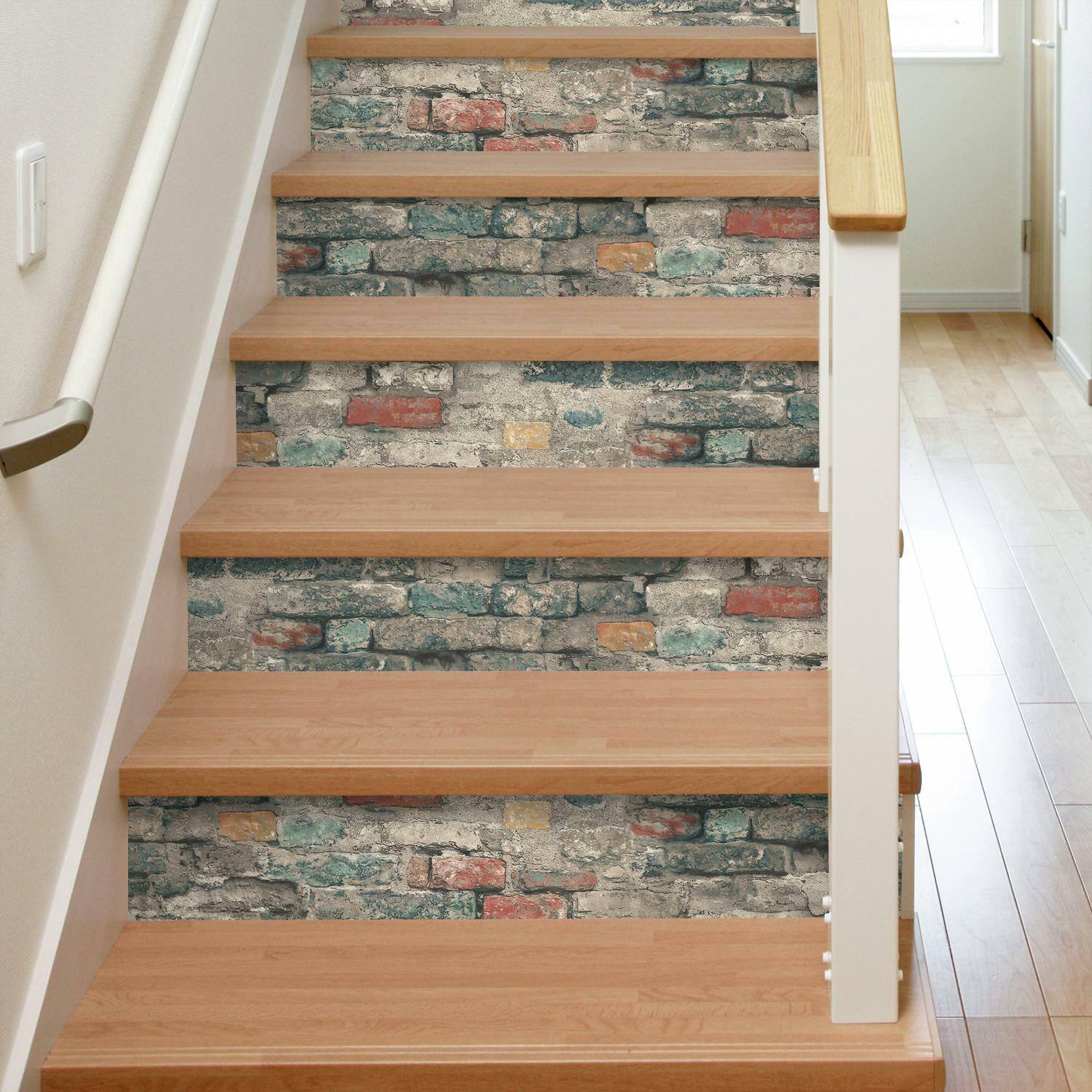 RoomMates Brick Alley Peel & Stick Wallpaper