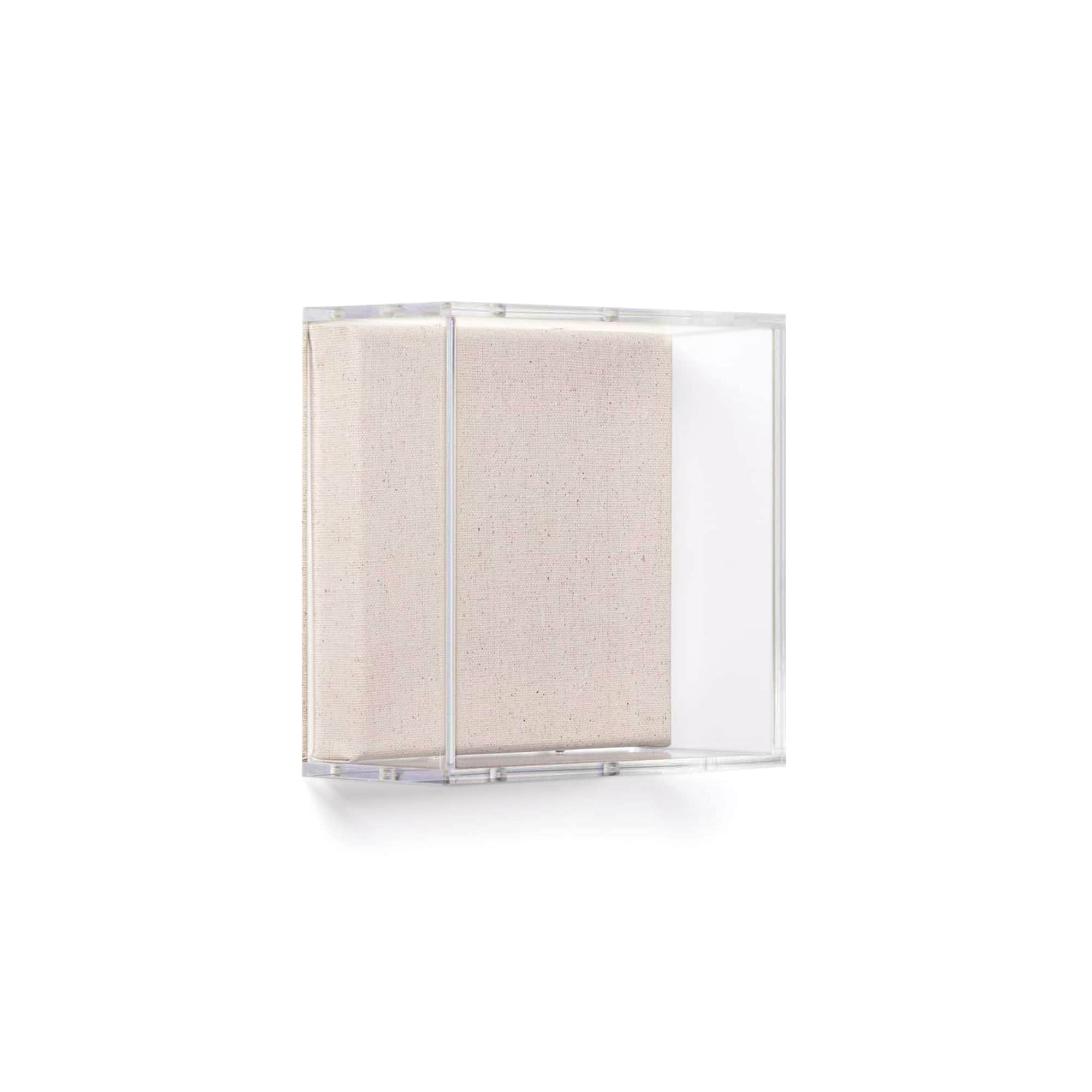 Wexel Art UV Grade Acrylic Shadowbox 3&#x22; Depth with Beige Linen Canvas