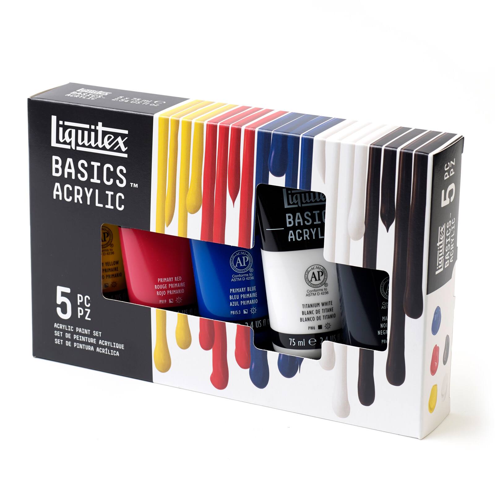 Liquitex® BASICS™ 5 Color Acrylic Color Value Set