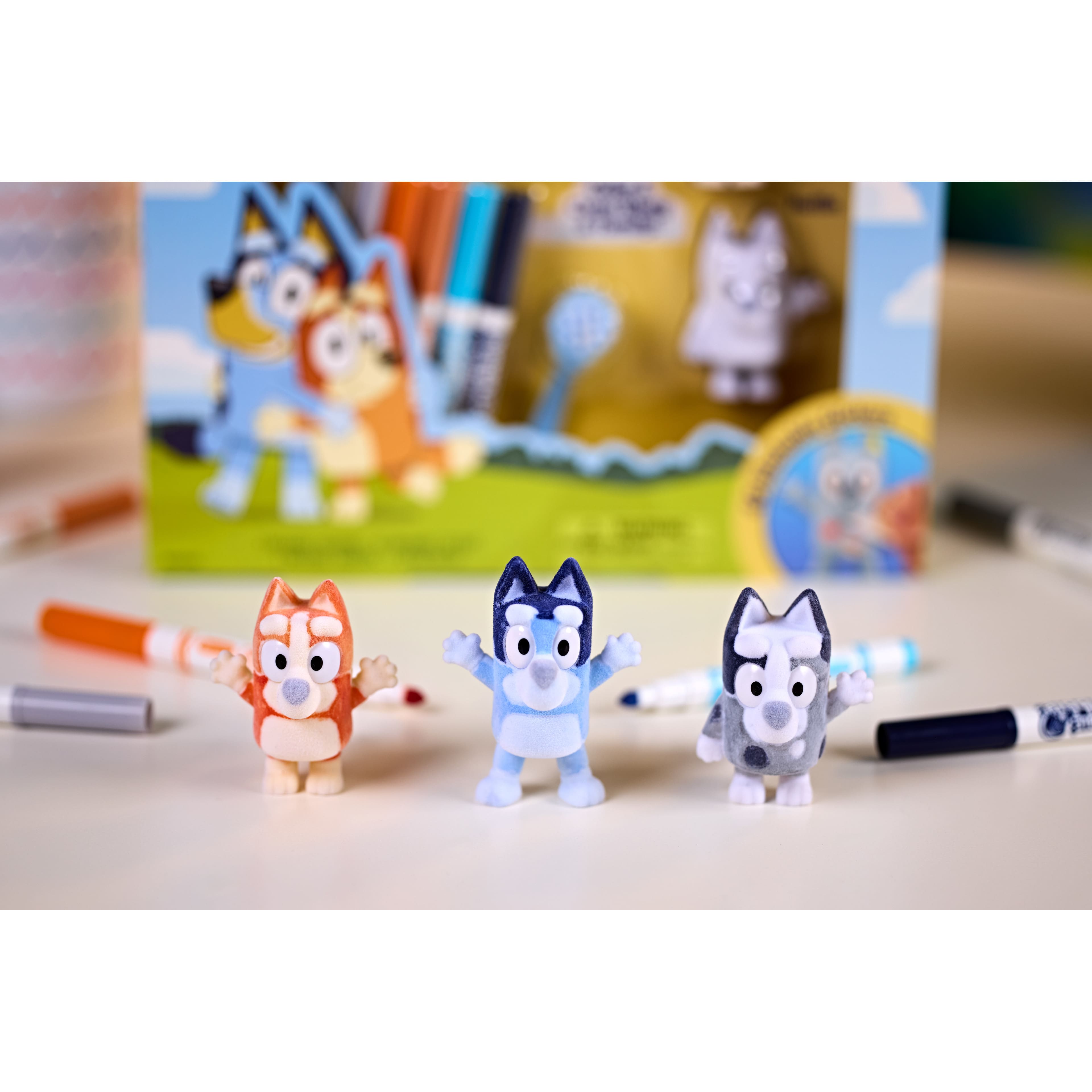 Crayola® Scribble Scrubbie® Deluxe Bluey Playset with Washable Stickers, 3ct.