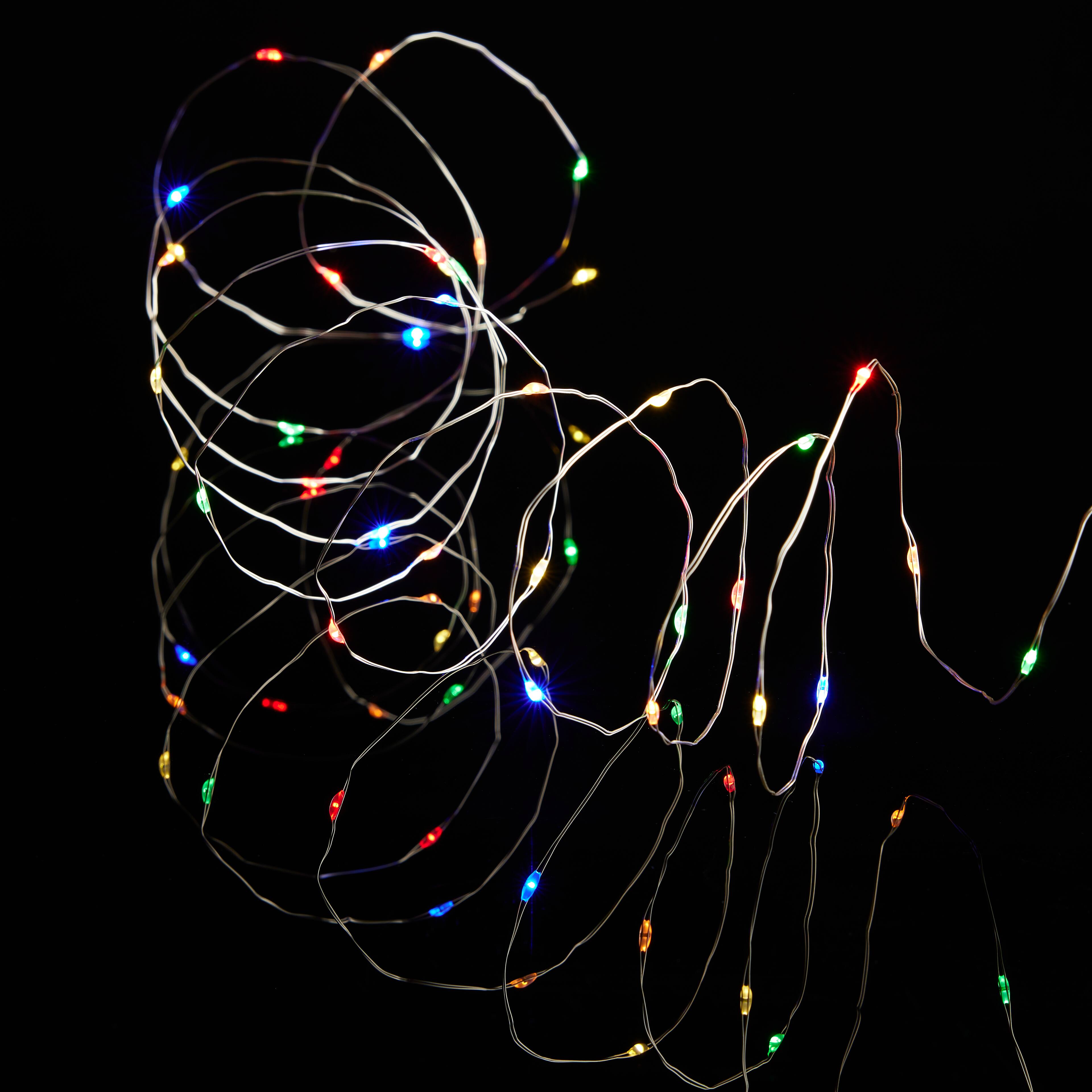 12 Pack: Apothecary &#x26; Company&#x2122; 10ft. Multicolor Decorative Micro LED String Lights