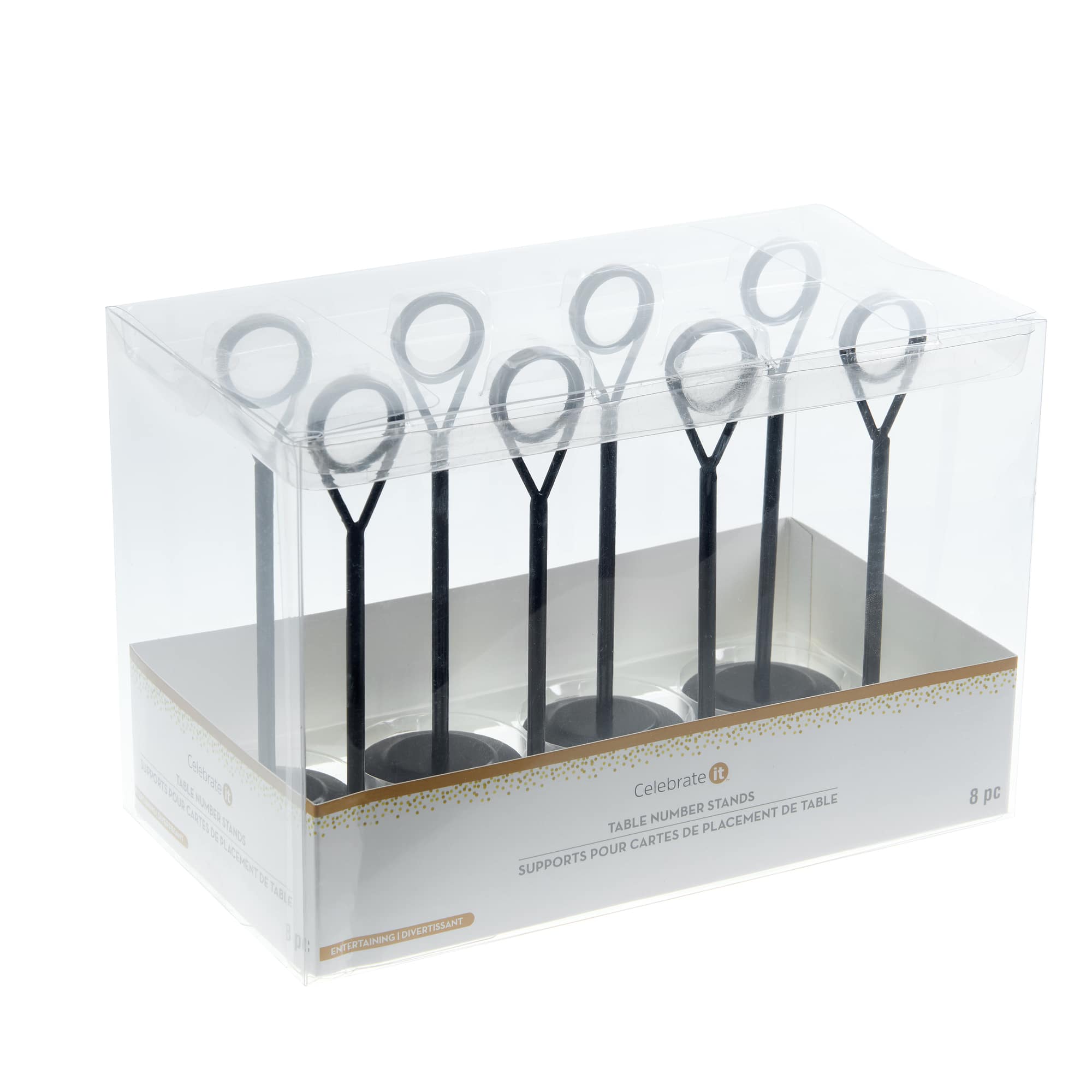 6 Packs: 8 ct. (48 total) 6" Table Number Stands by Celebrate It™