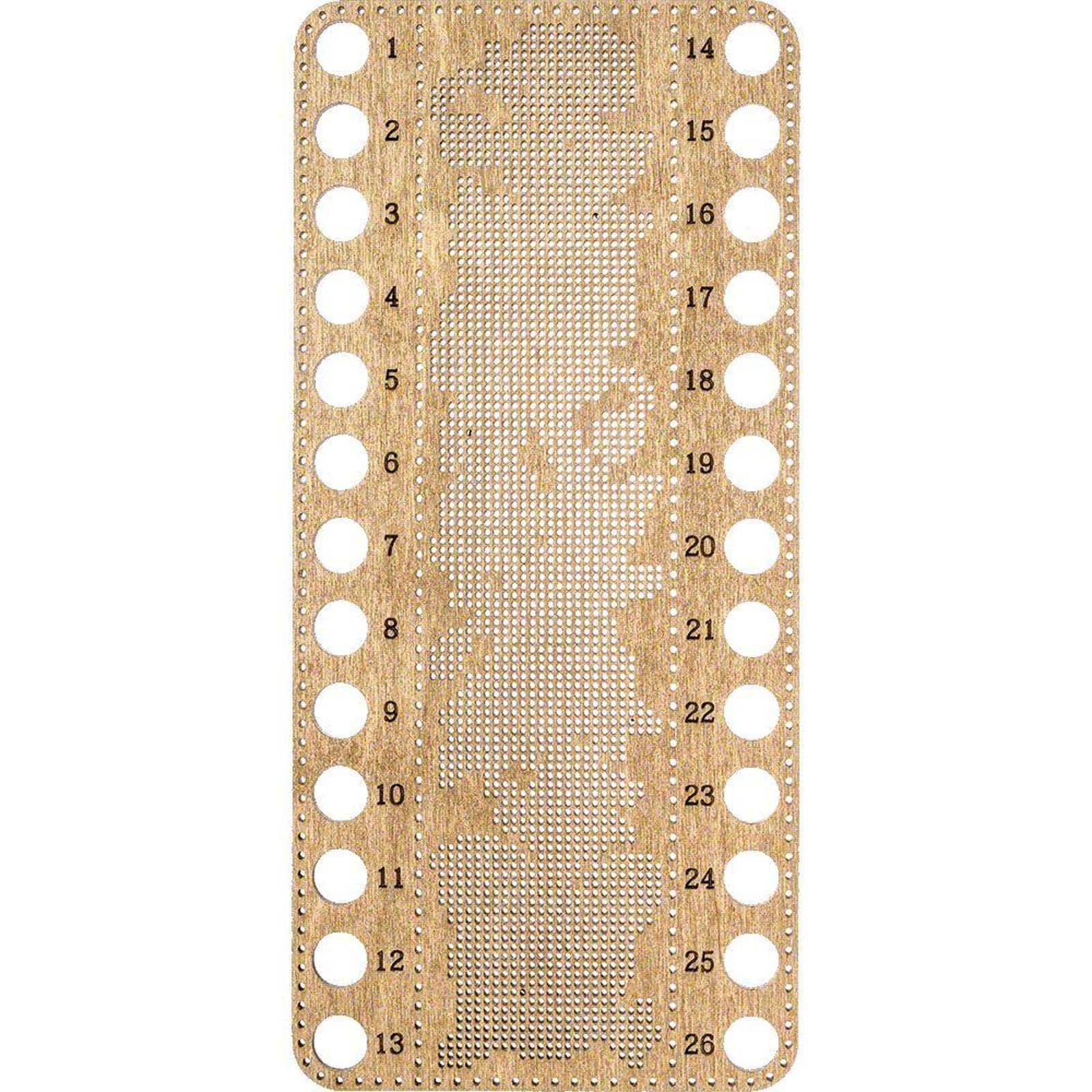 Wonderland Crafts Floral Numbered Embroidery Thread Organizer