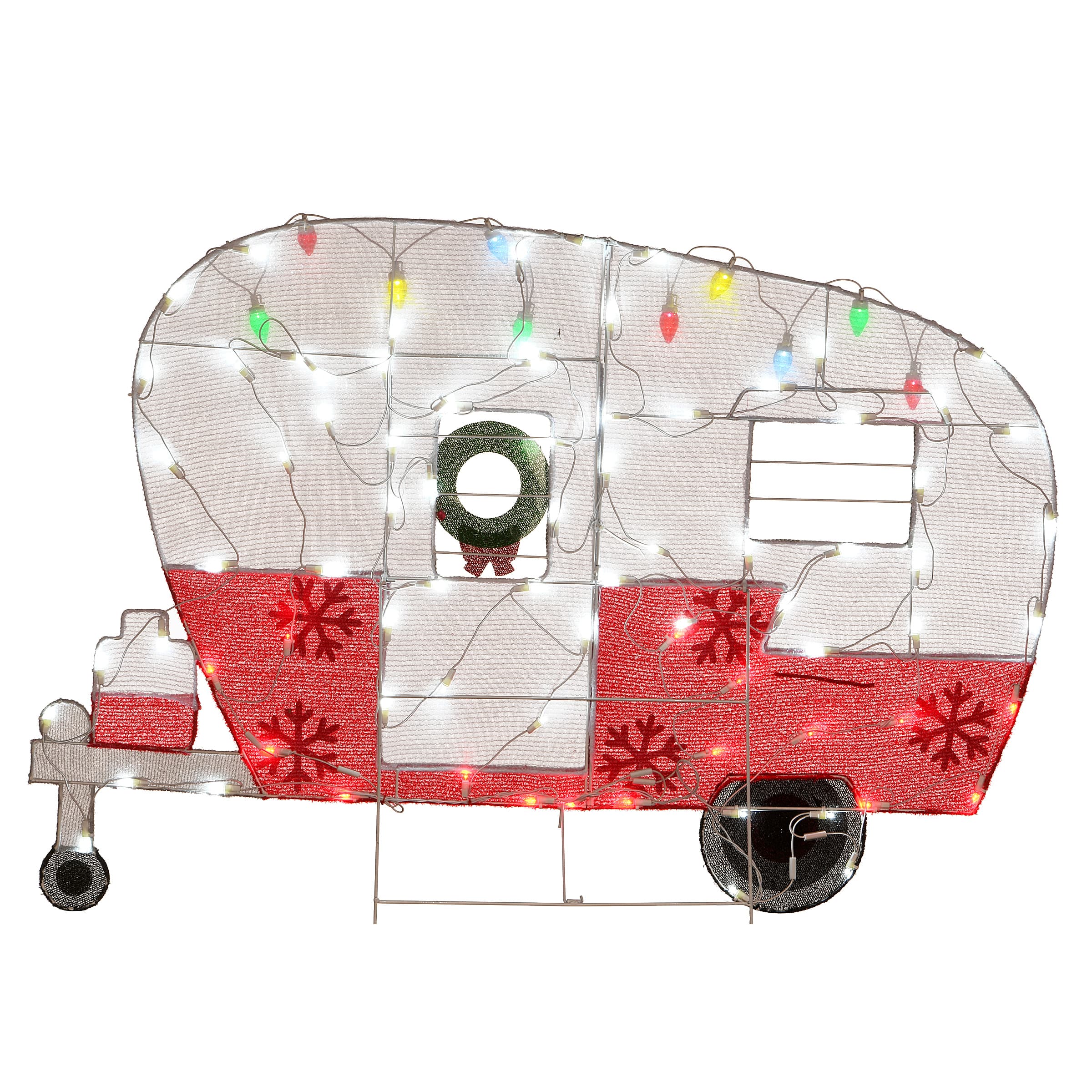 32'' Pre-Lit Christmas Camper Decoration