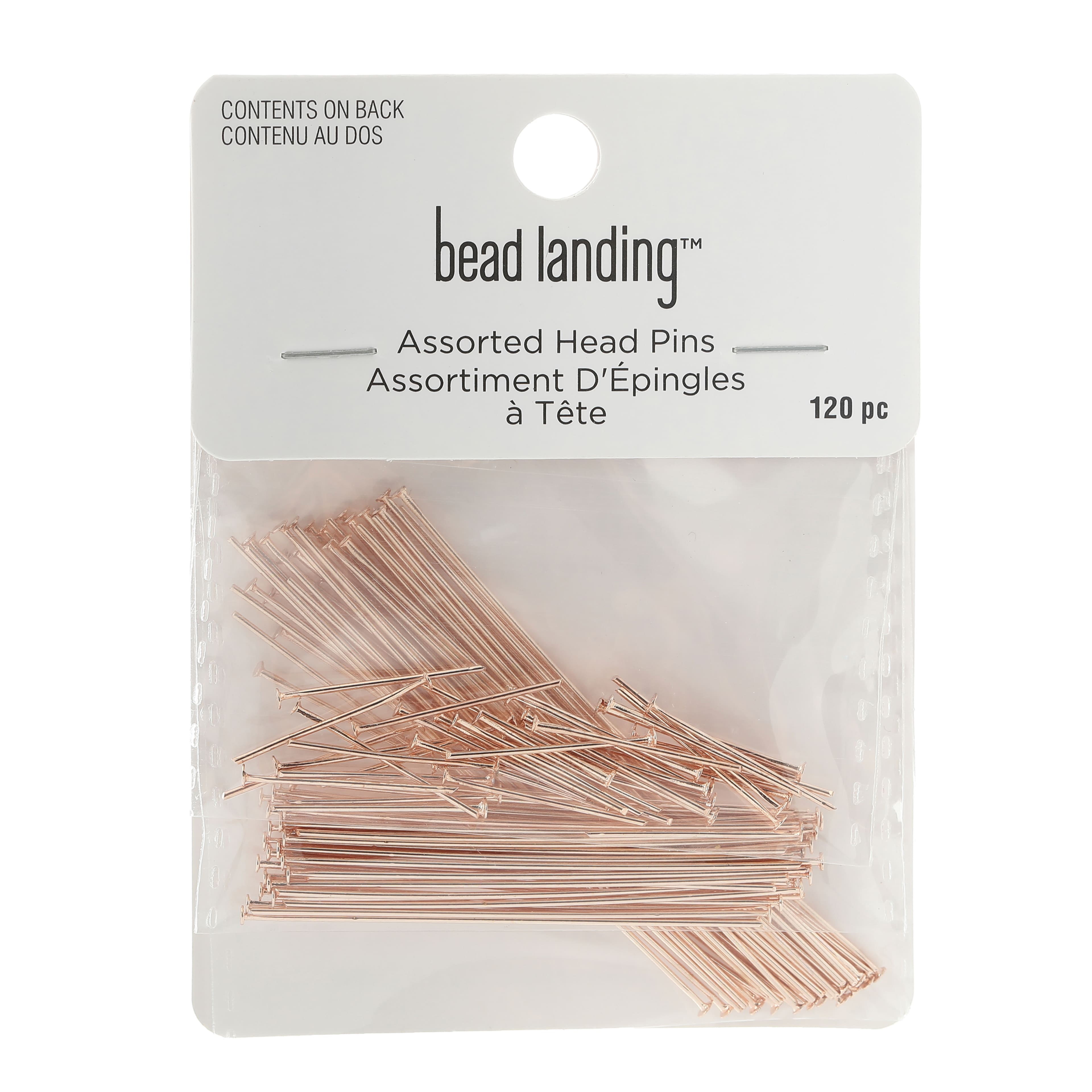12 Packs: 120 ct. (1,440 total) Mixed Head Pins by Bead Landing™