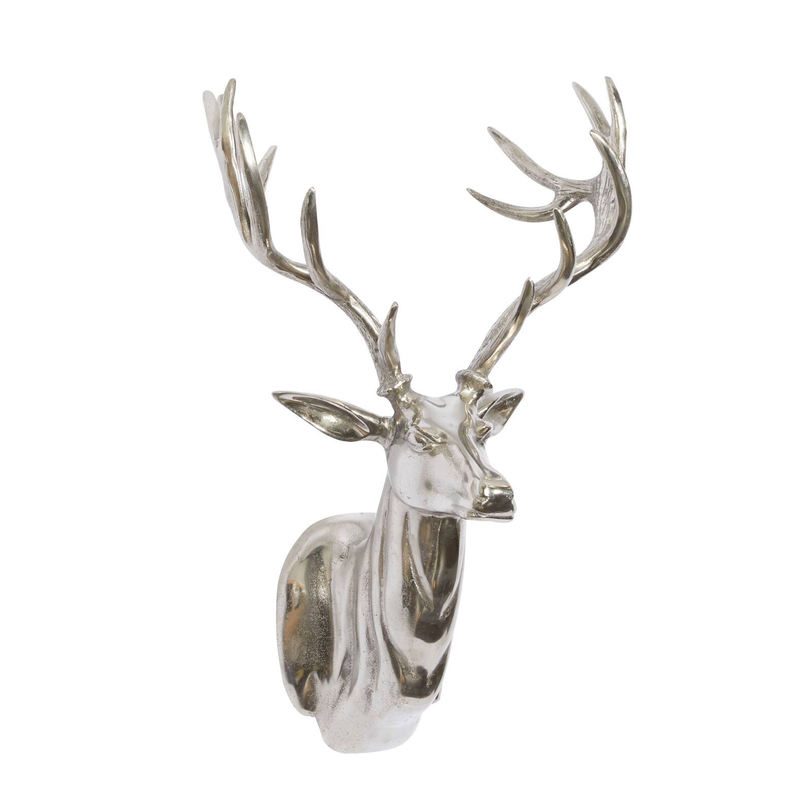 Silver Deer Aluminum Eclectic Wall Decor