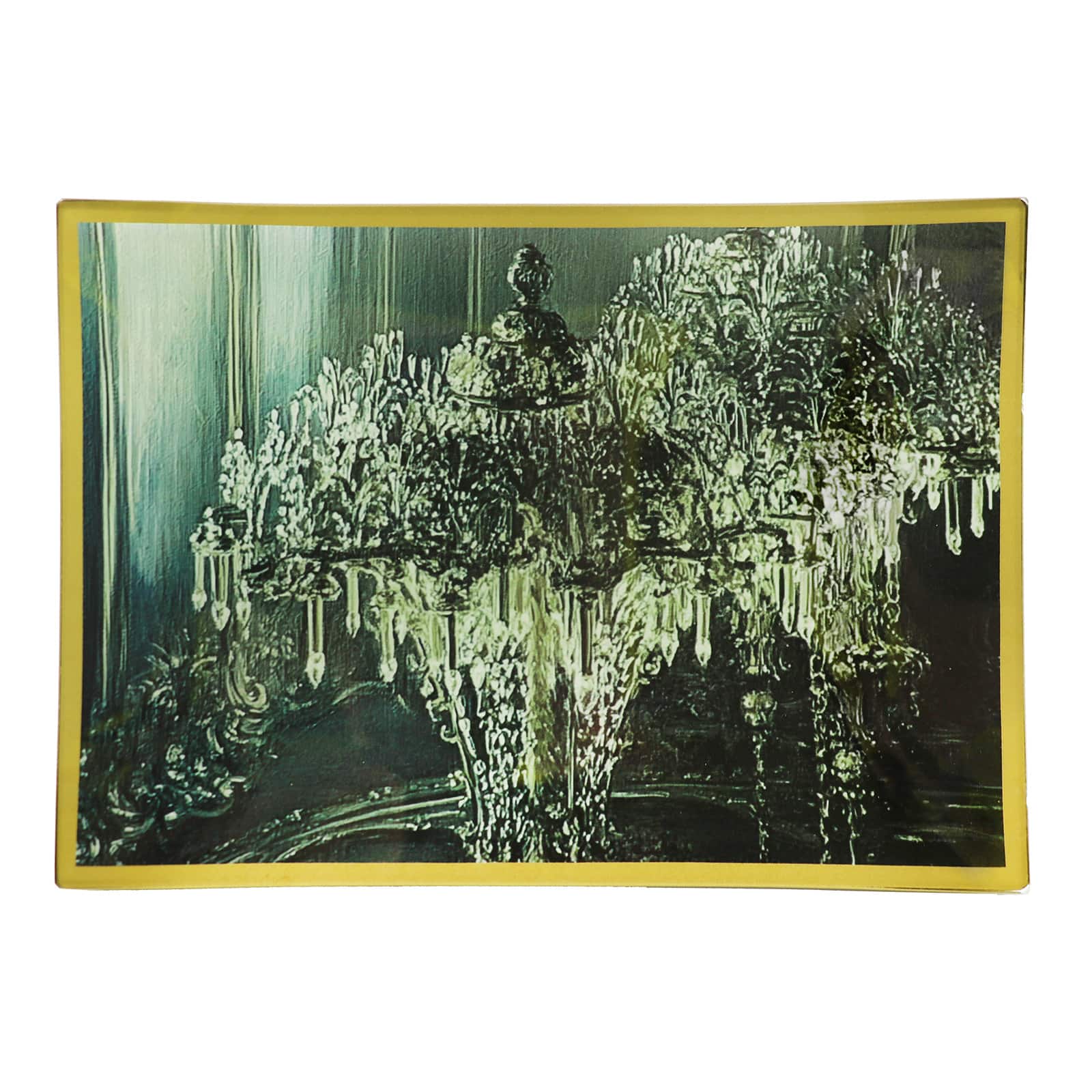 Assorted 8.5&#x22; Ethereal Halloween Glass Tray, 1pc. by Ashland&#xAE; 