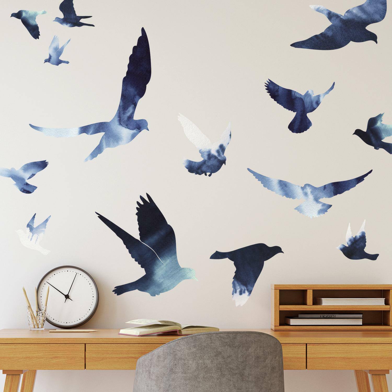 RoomMates Birds in Flight Peel &#x26; Stick Giant Wall Decals