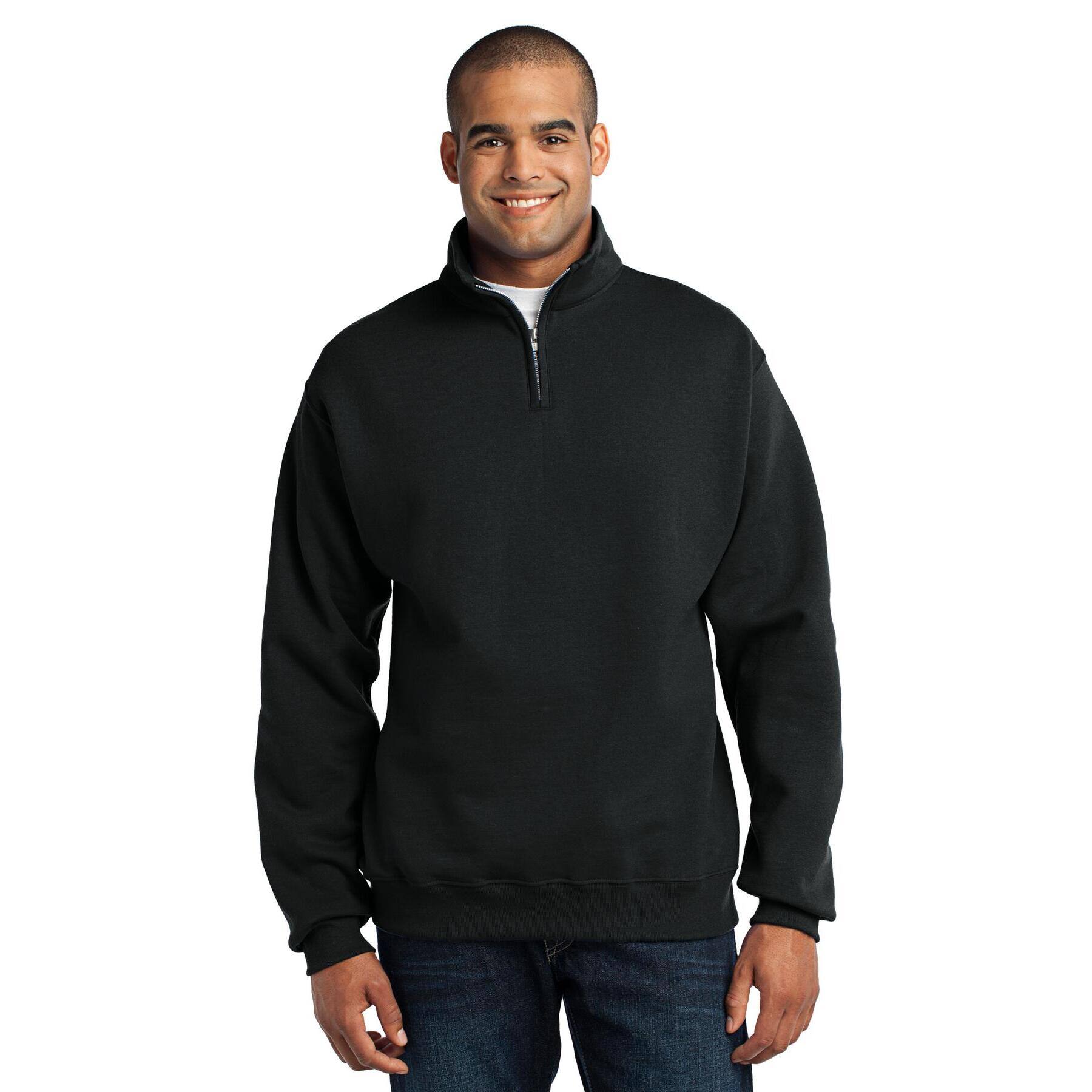 JERZEES® NuBlend® 1/4-Zip Cadet Collar Sweatshirt