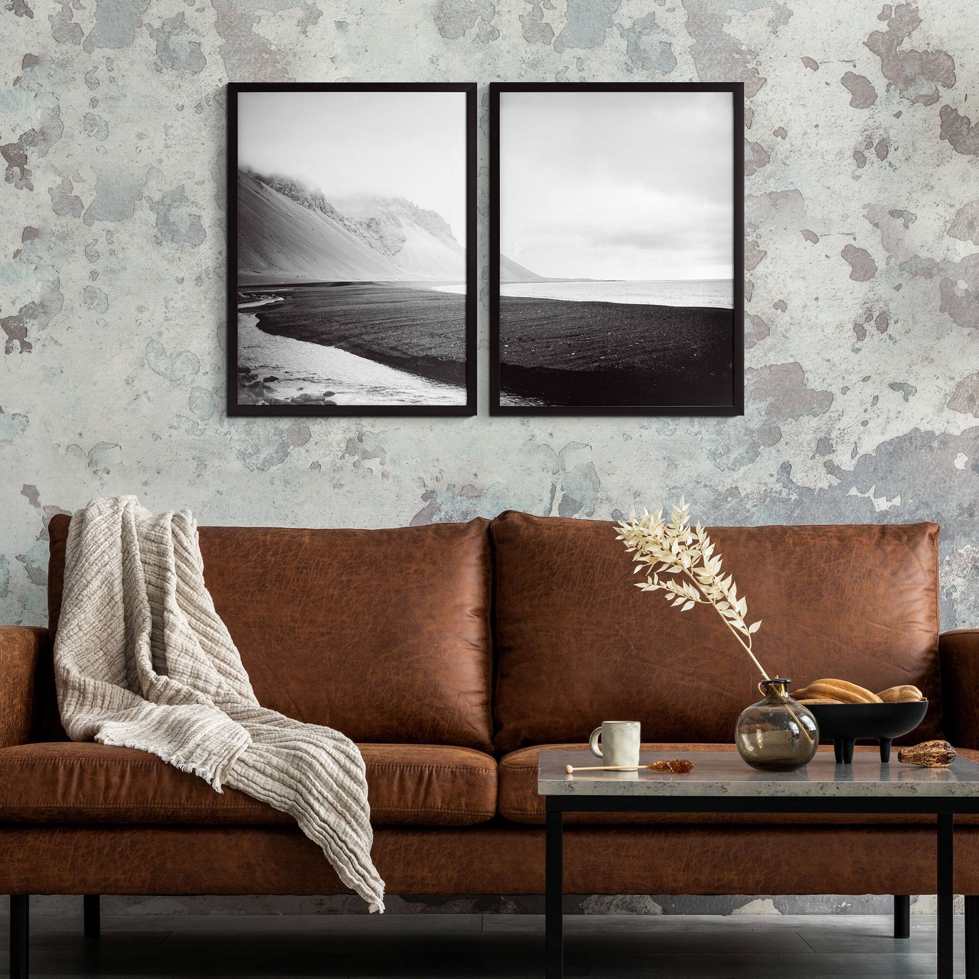 American Art Decor Molten Memories 2-Piece Framed Photographic Wall Decor - 25&#x22; x 38.25&#x22;