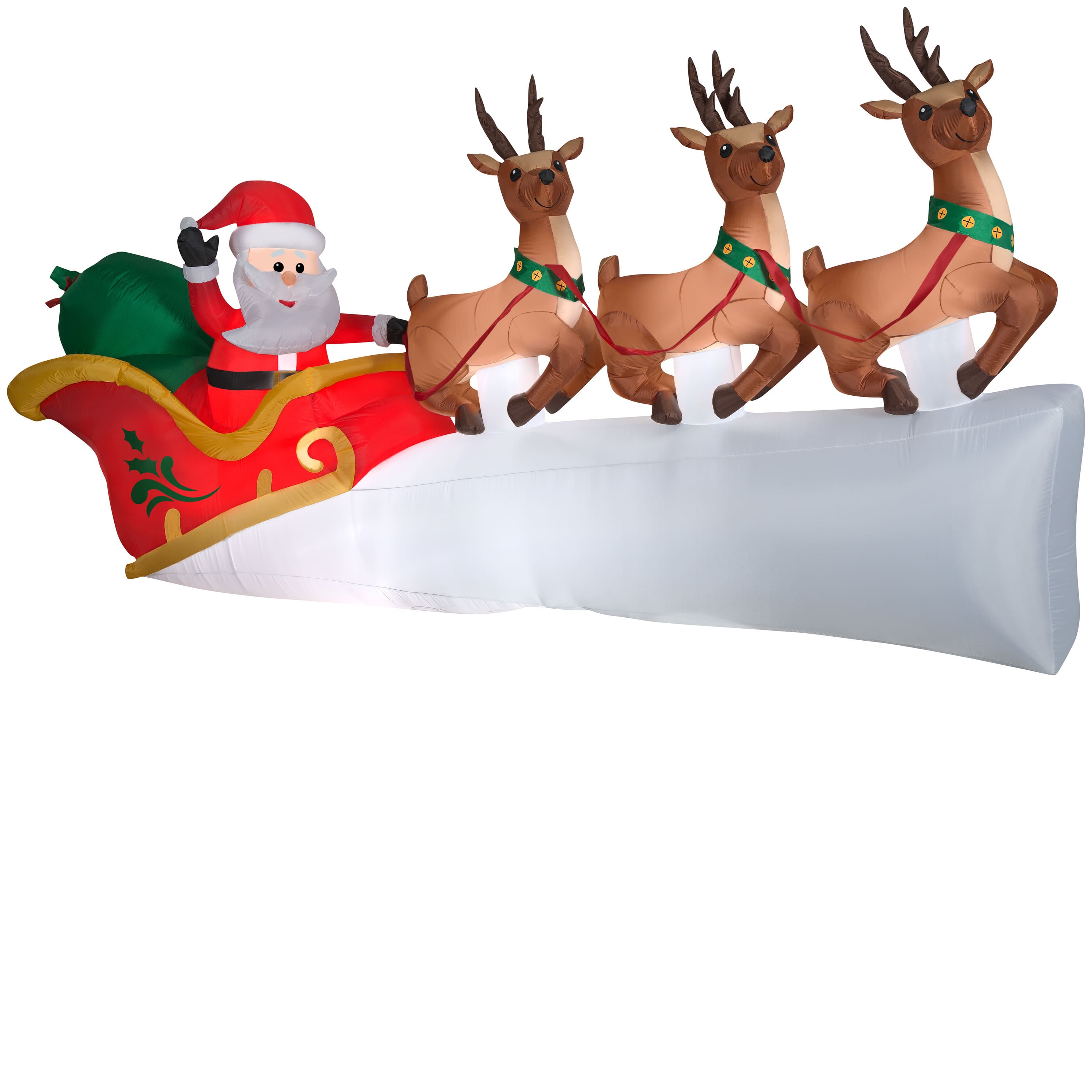 5.5ft. Airblown&#xAE; Inflatable Santa&#x27;s Flying Sleigh