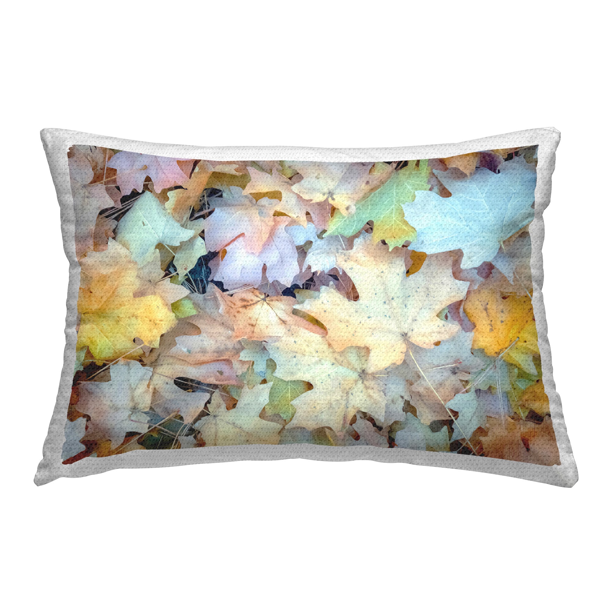 Stupell Industries Fallen Fall Foliage Outdoor Printed Pillow