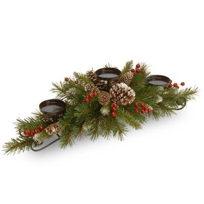 2.5ft. Frosted Berry Candle Holder Centerpiece | Michaels