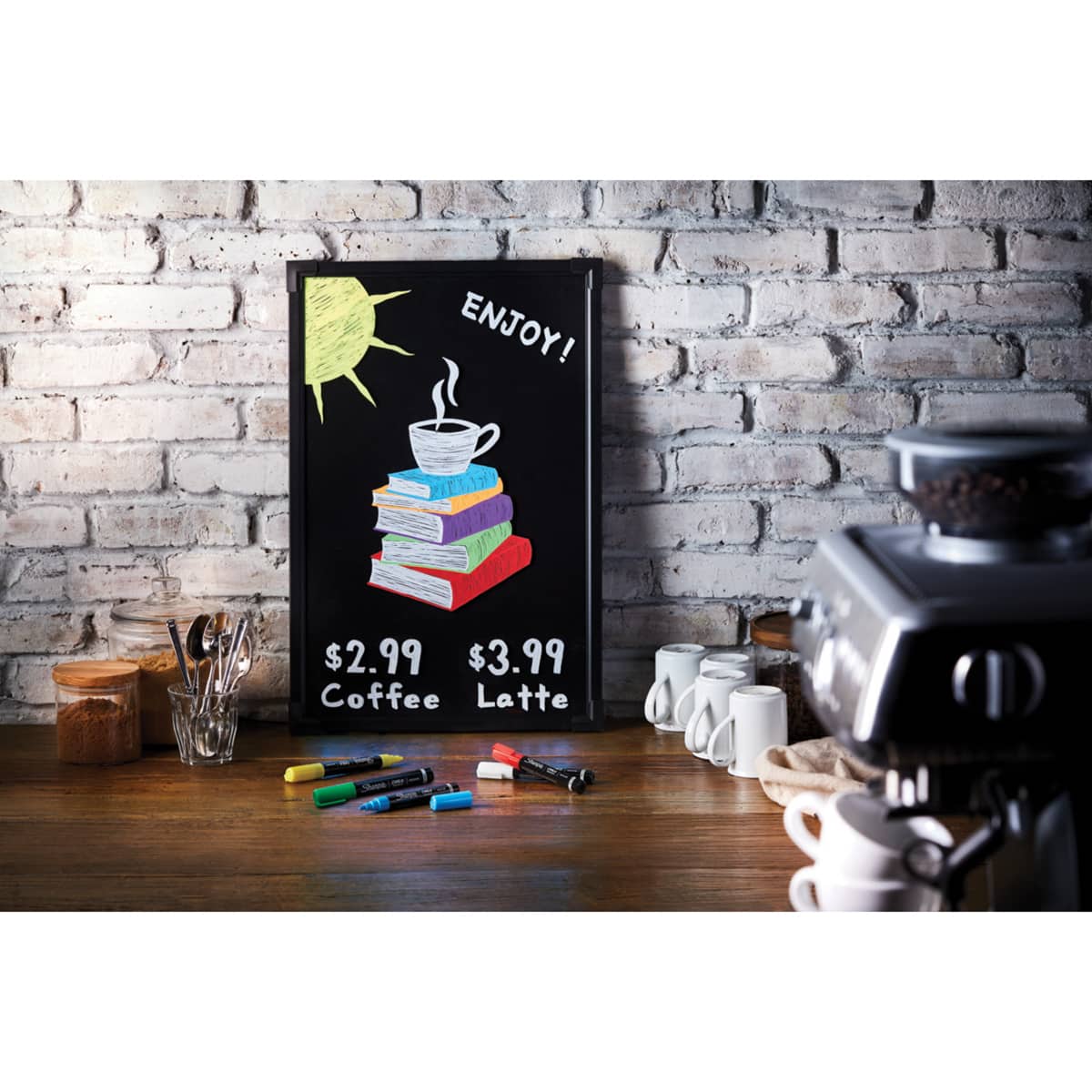 8 Packs: 3 ct. (24 total) Sharpie® Secondary Medium Point Wet Erase Chalk Markers