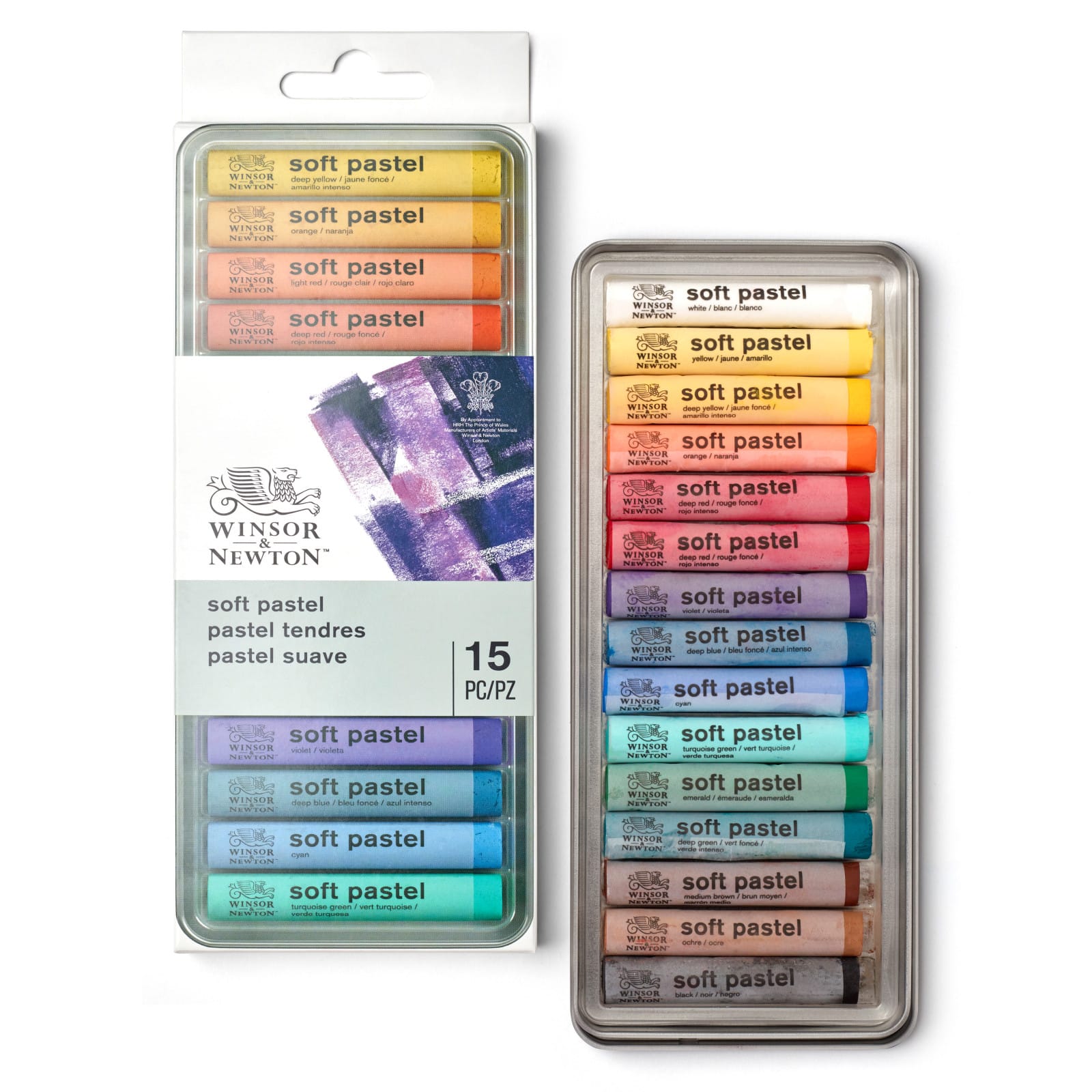 Winsor &#x26; Newton&#x2122; Introduction to Fine Art 15 Color Soft Pastel Set