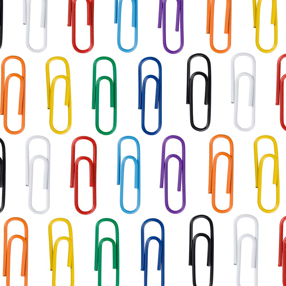 JAM Paper Colorful Standard Paper Clips