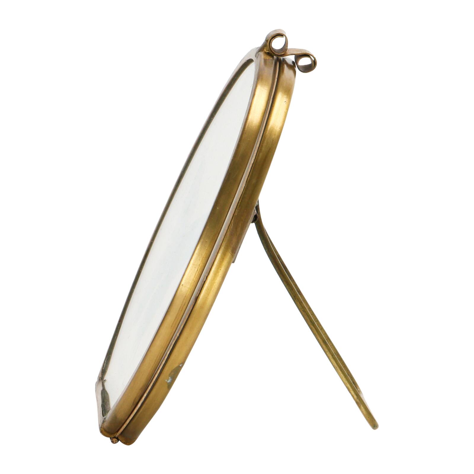 Hello Honey® Brass & Glass 3.5" x 3.5" Photo Frame