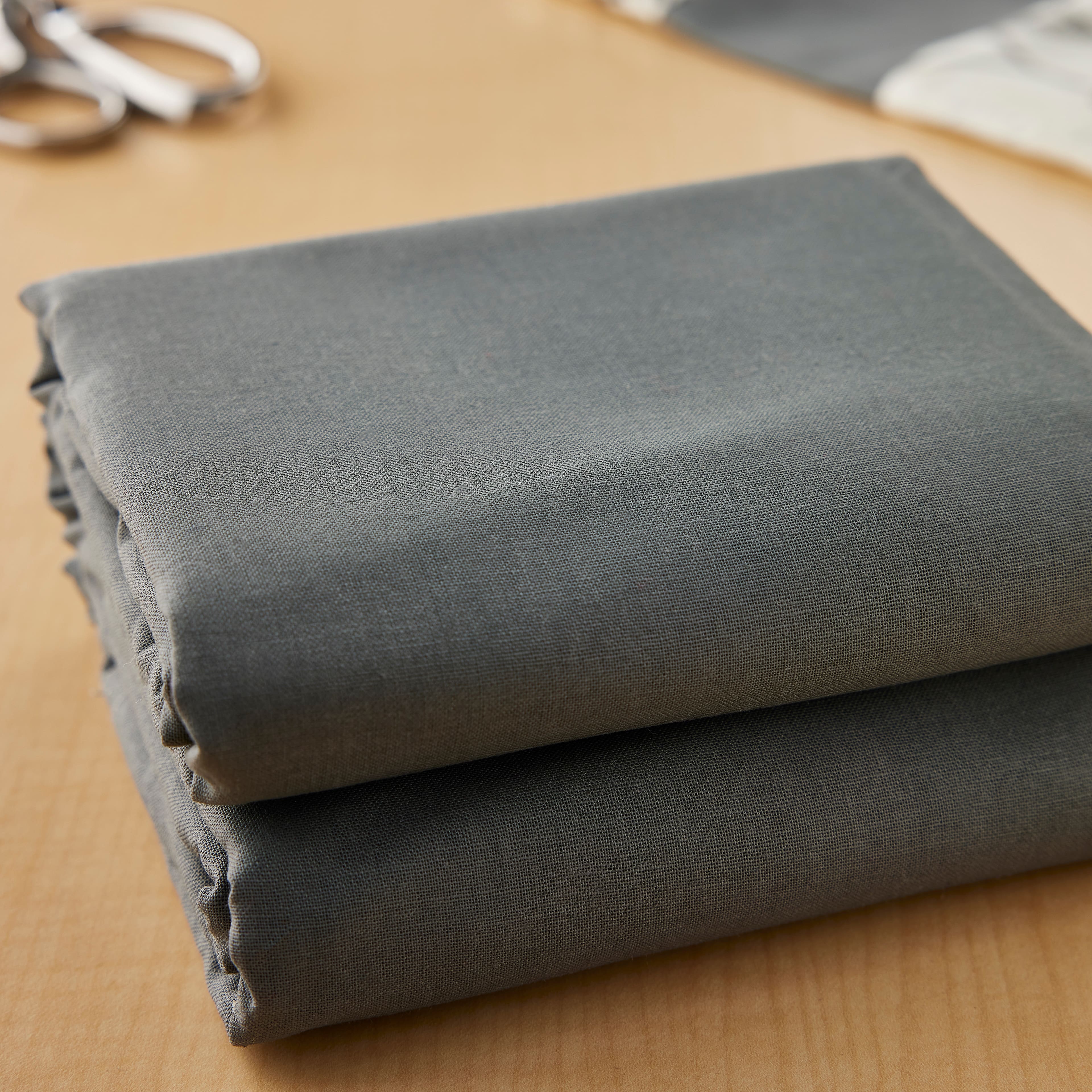 Charcoal Cotton Fabric Bundle by Loops & Threads®