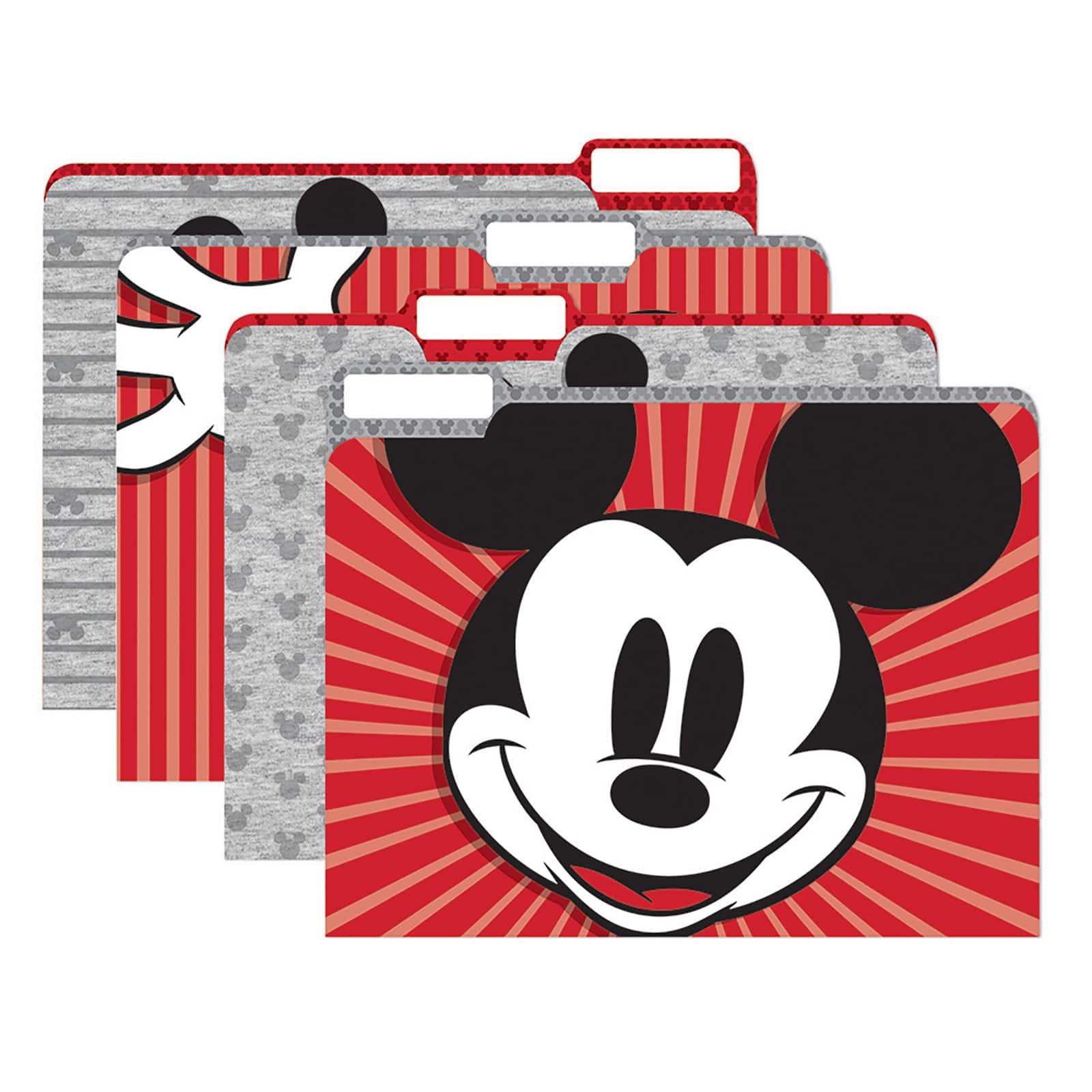 EUREKA&#xAE; Mickey Mouse Throwback File Folders, 6 Packs of 4