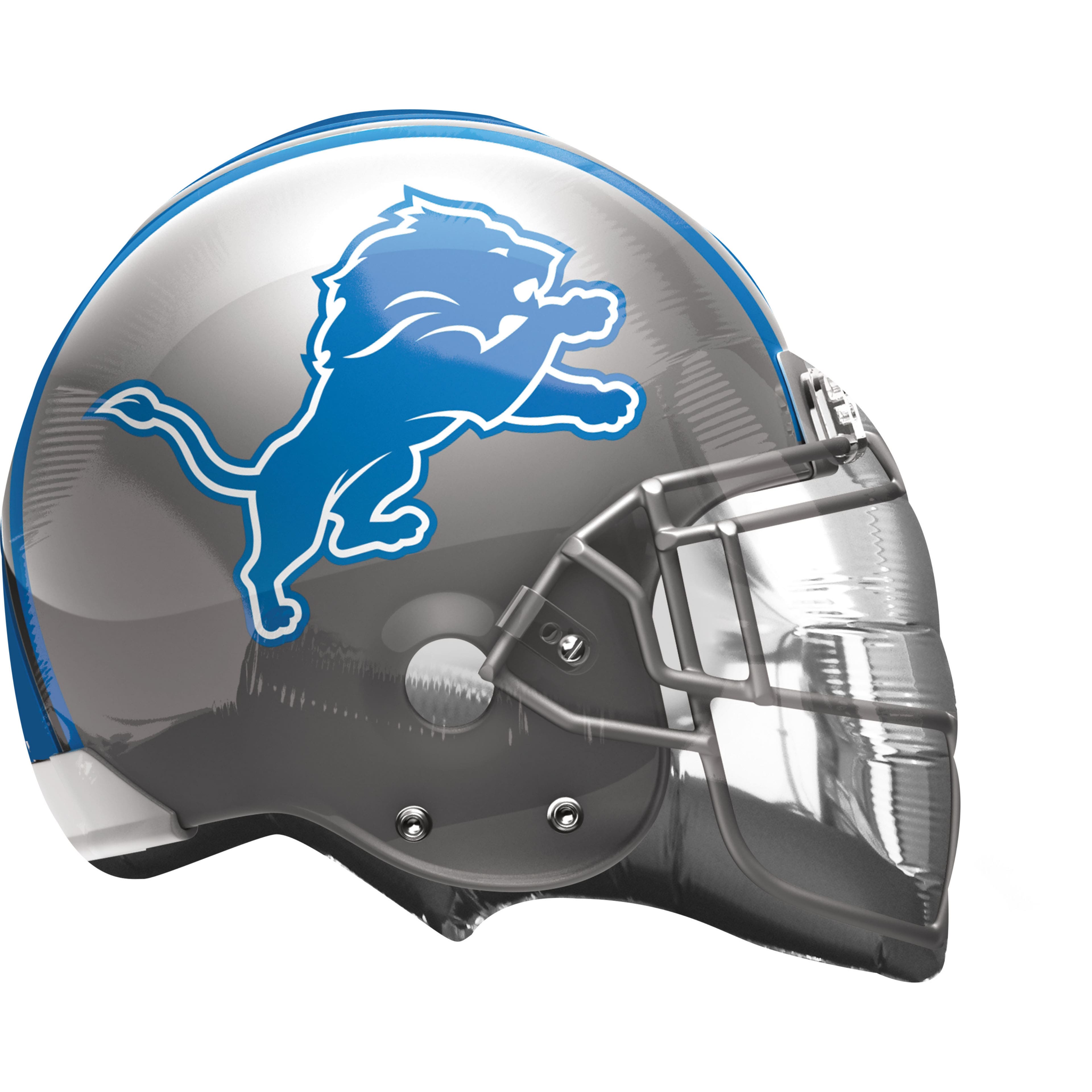 21&#x22; Detroit Lions Helmet Foil Balloon
