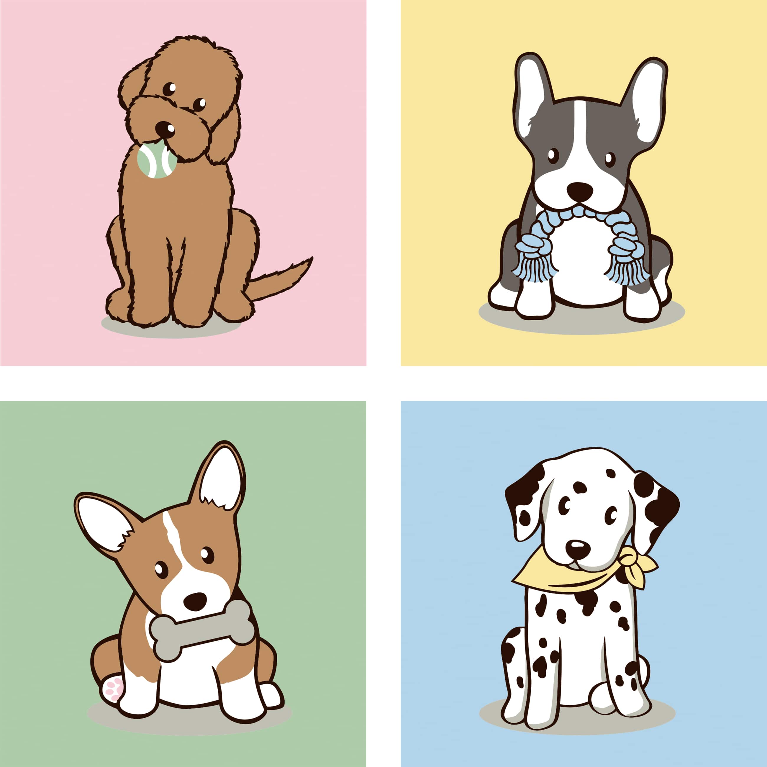 Dogs Paint-by-Number Gallery Mini Kit by Artist's Loft®