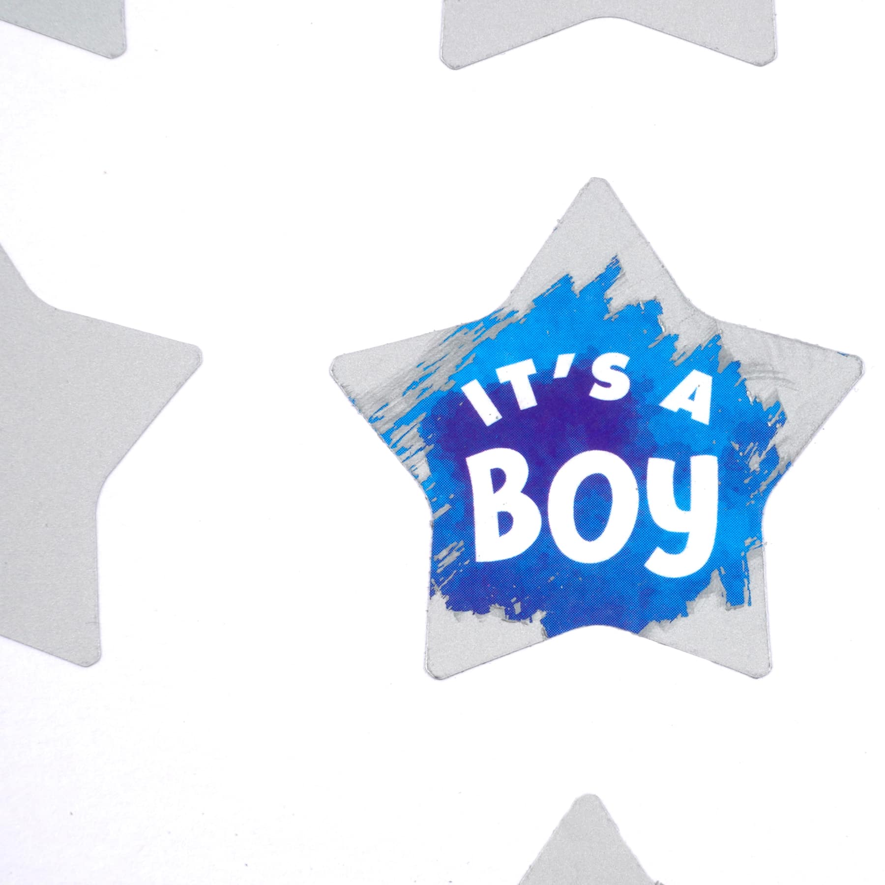 12 Pack: Scratch Star Baby Boy Stickers by Recollections&#x2122;
